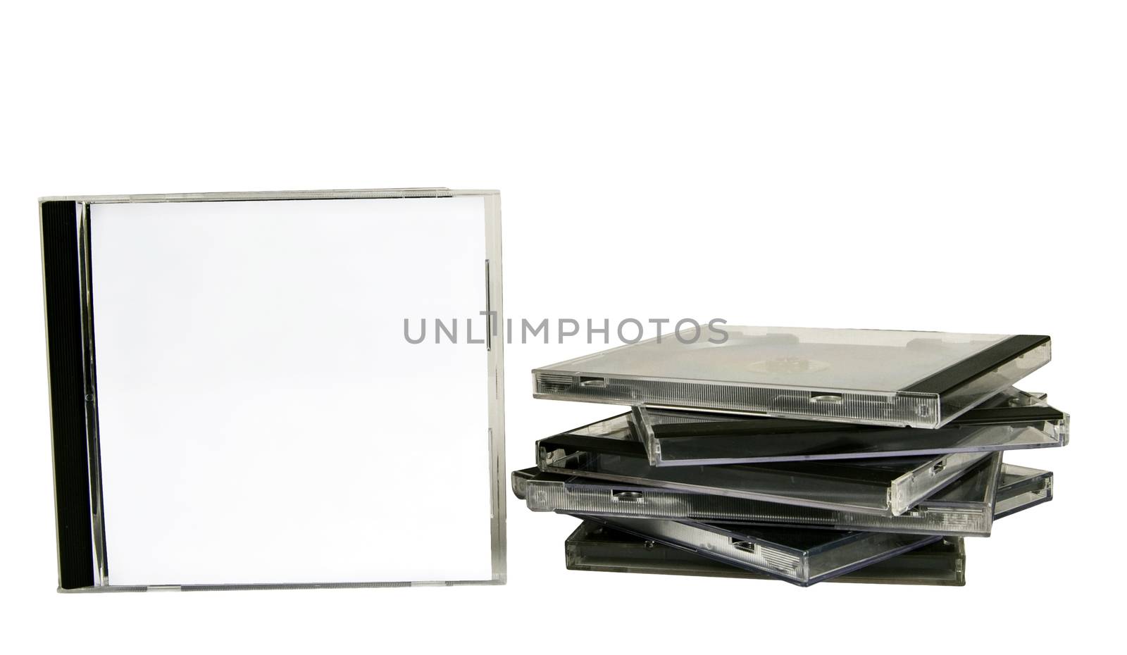 CD Cases With Blank Front by stockbuster1