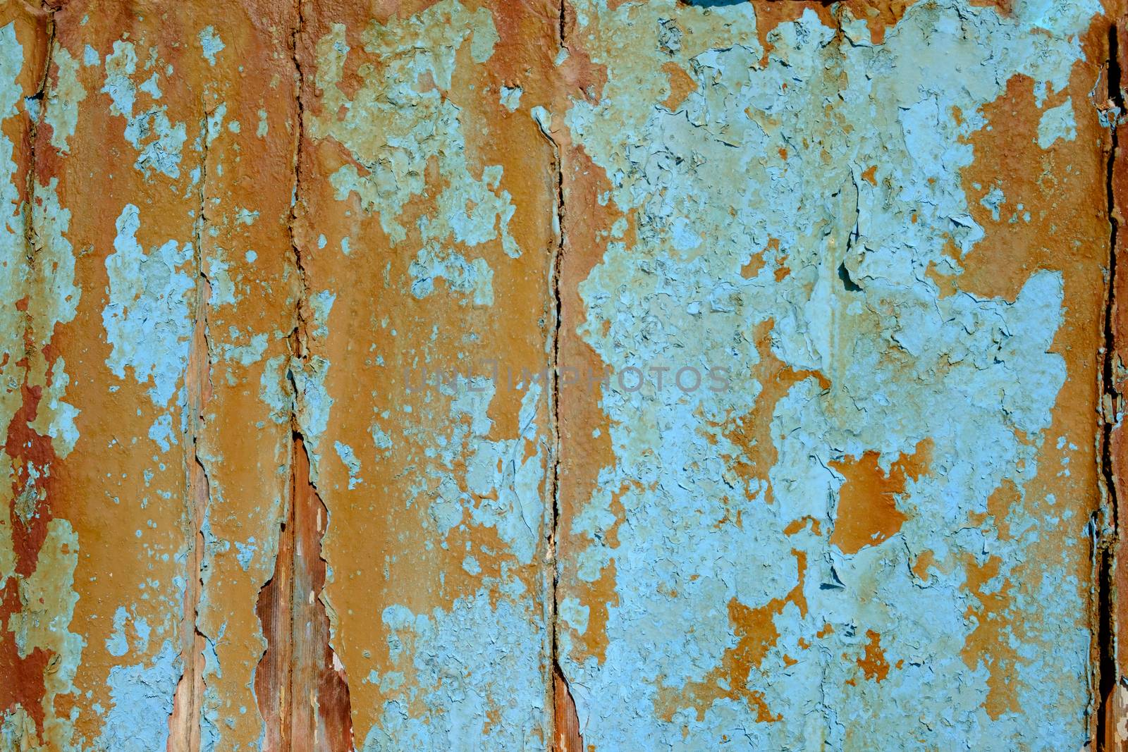 Detail of cracked rusty paint texture by martinm303