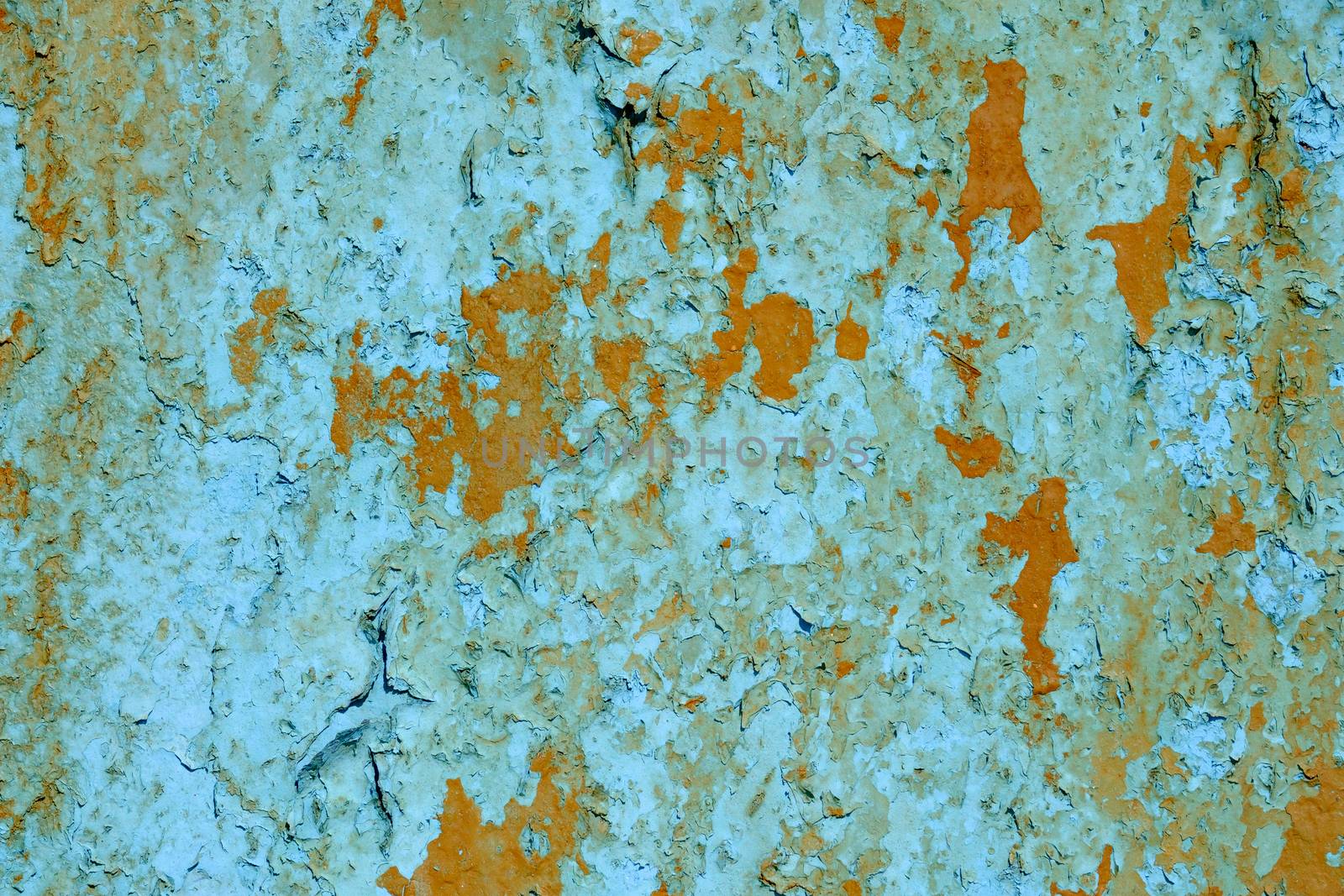 Detail of cracked rusty paint texture by martinm303