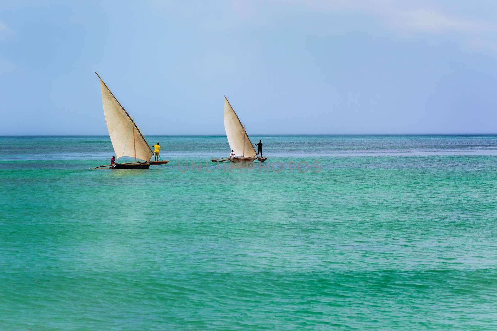 wonderful Boat fishermen Zanzibar,indian ocean.