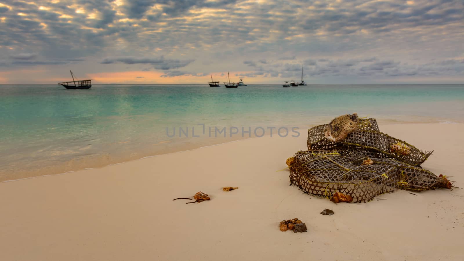 A nice view of nungwi beach situated at north of zanzibar,Tanzania.