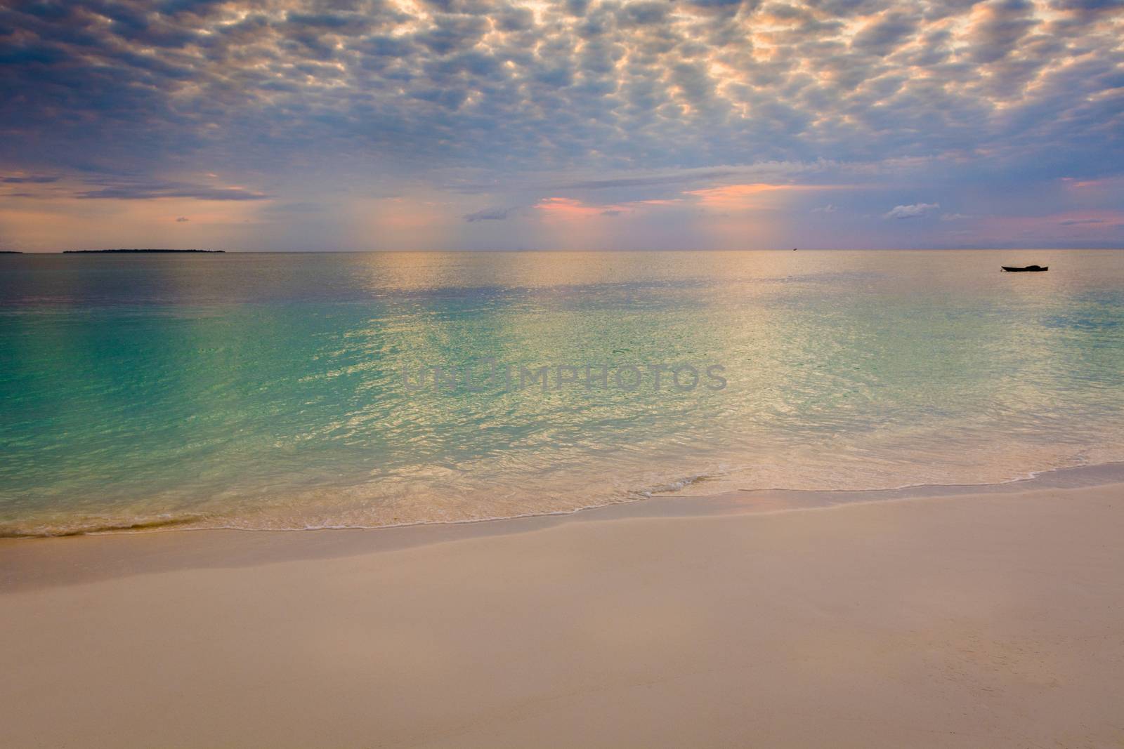 a nice view of nungwi beach in Zanzibar island,Tanzania.