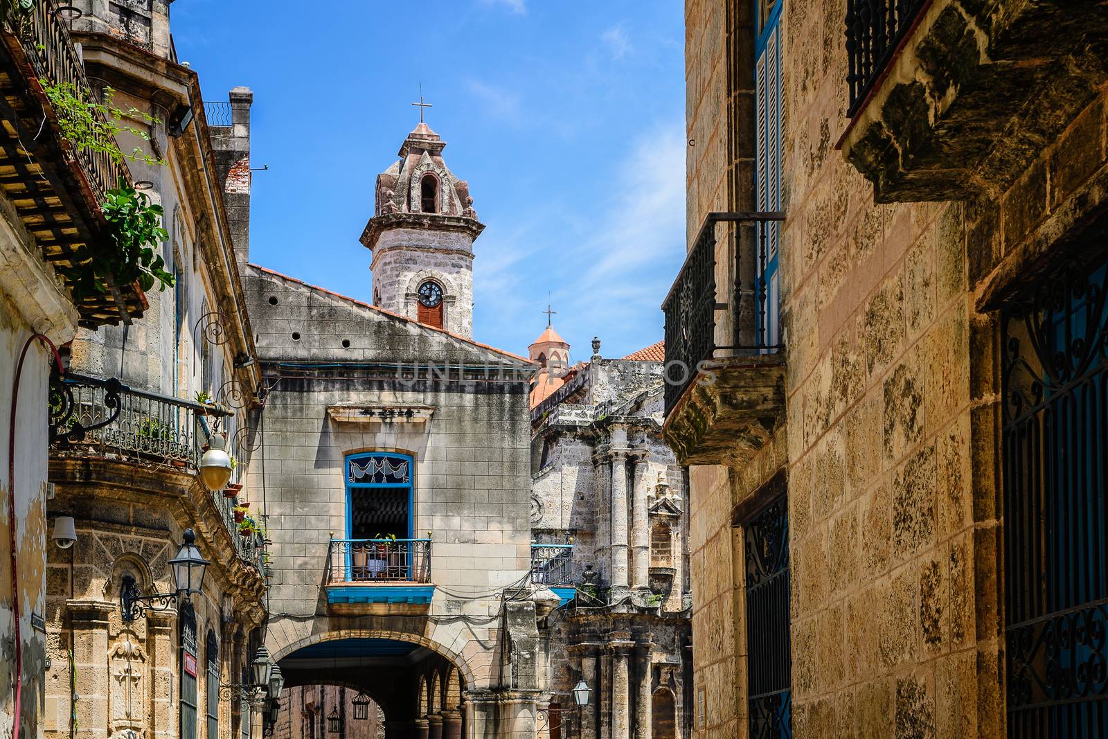 In the picture Havana historic building