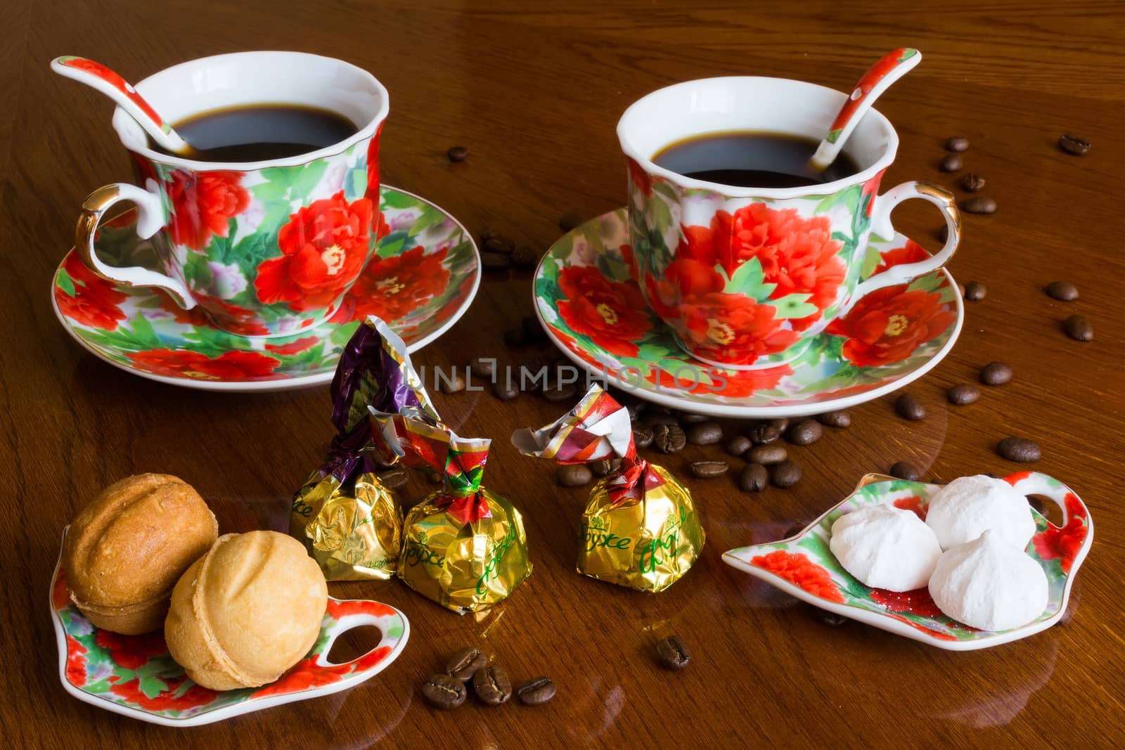 The photo shows a circle with an invigorating morning coffee.