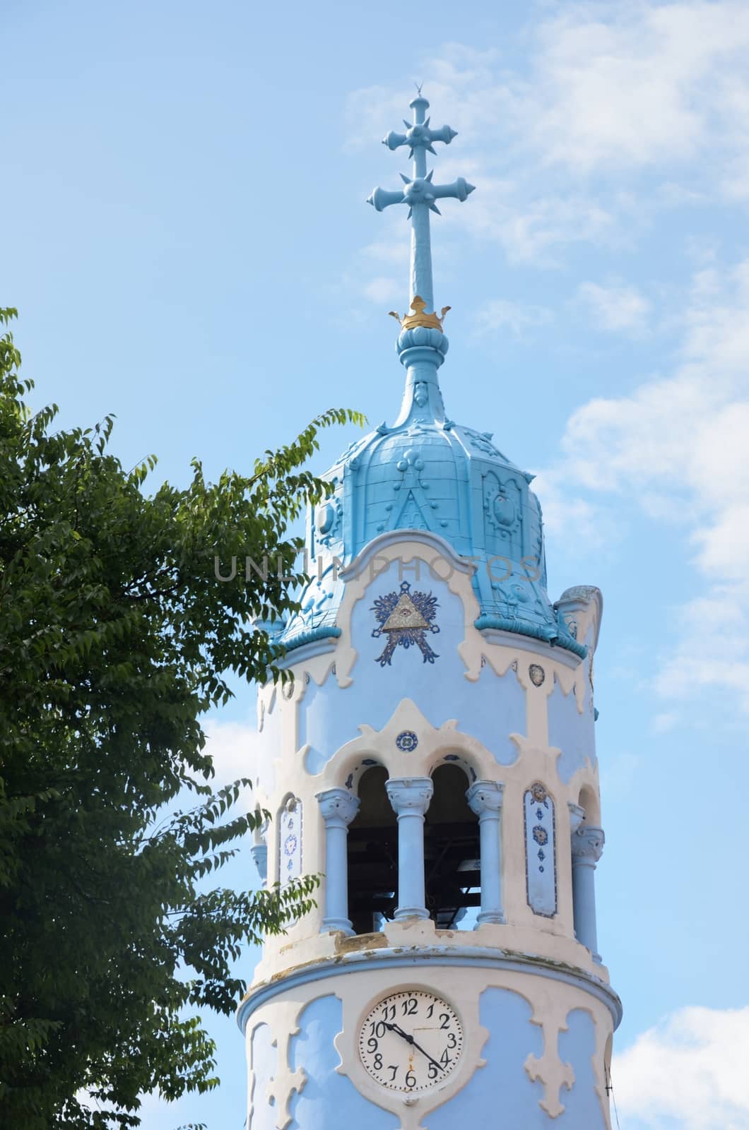 Tower of Blue Church Bratislava Slovakia