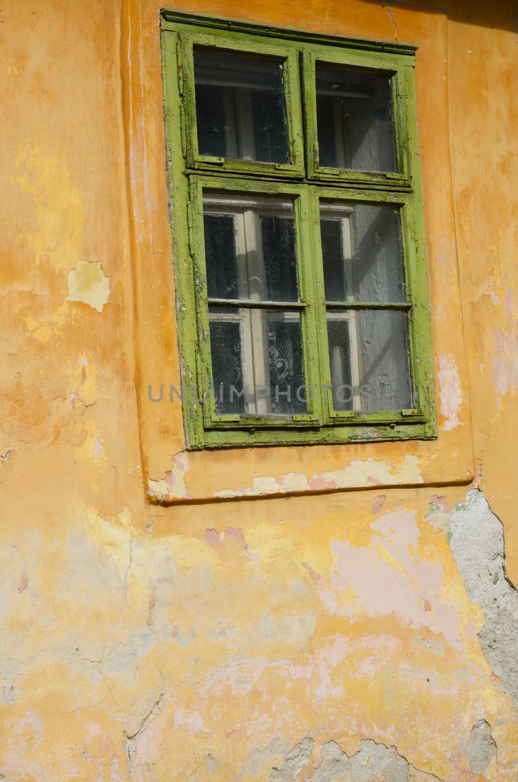 Vintage green window  by pauws99