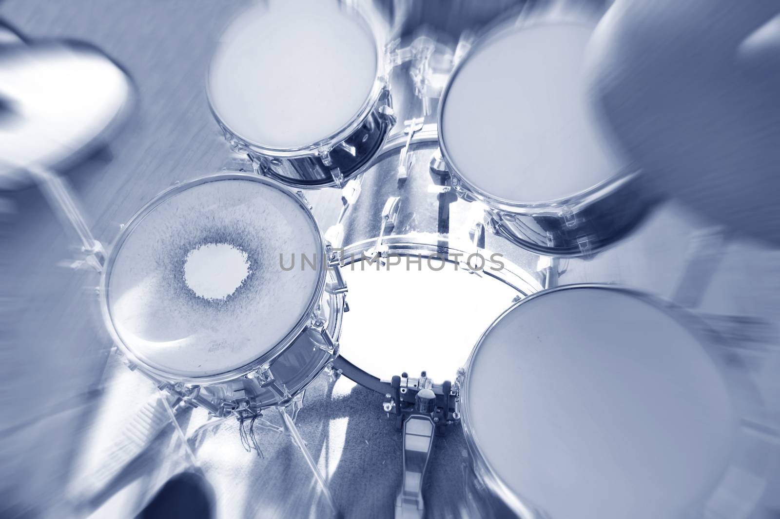 Drums conceptual image. Abstract photo of drums.