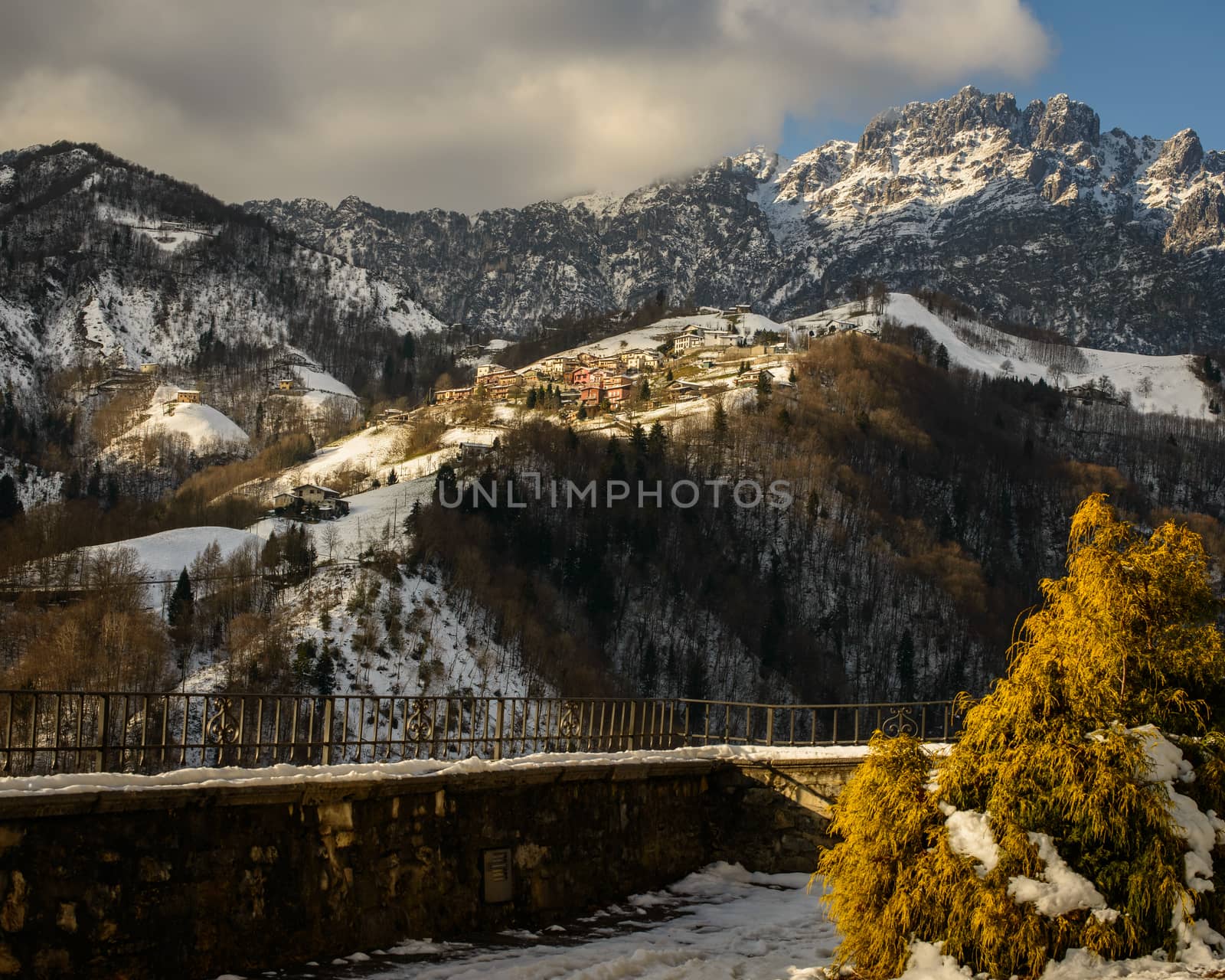 a nice view of talian alps, Seriana Valley.