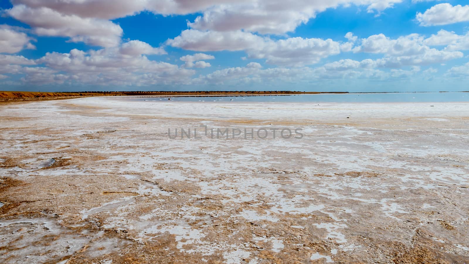 This is a nice view of Salt desert situated in Tunisia,africa.