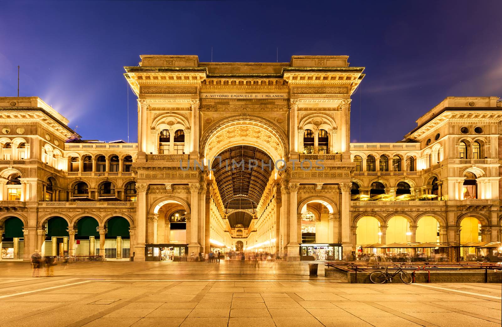 Vittorio Emanuele II Gallery in Milan, Italy