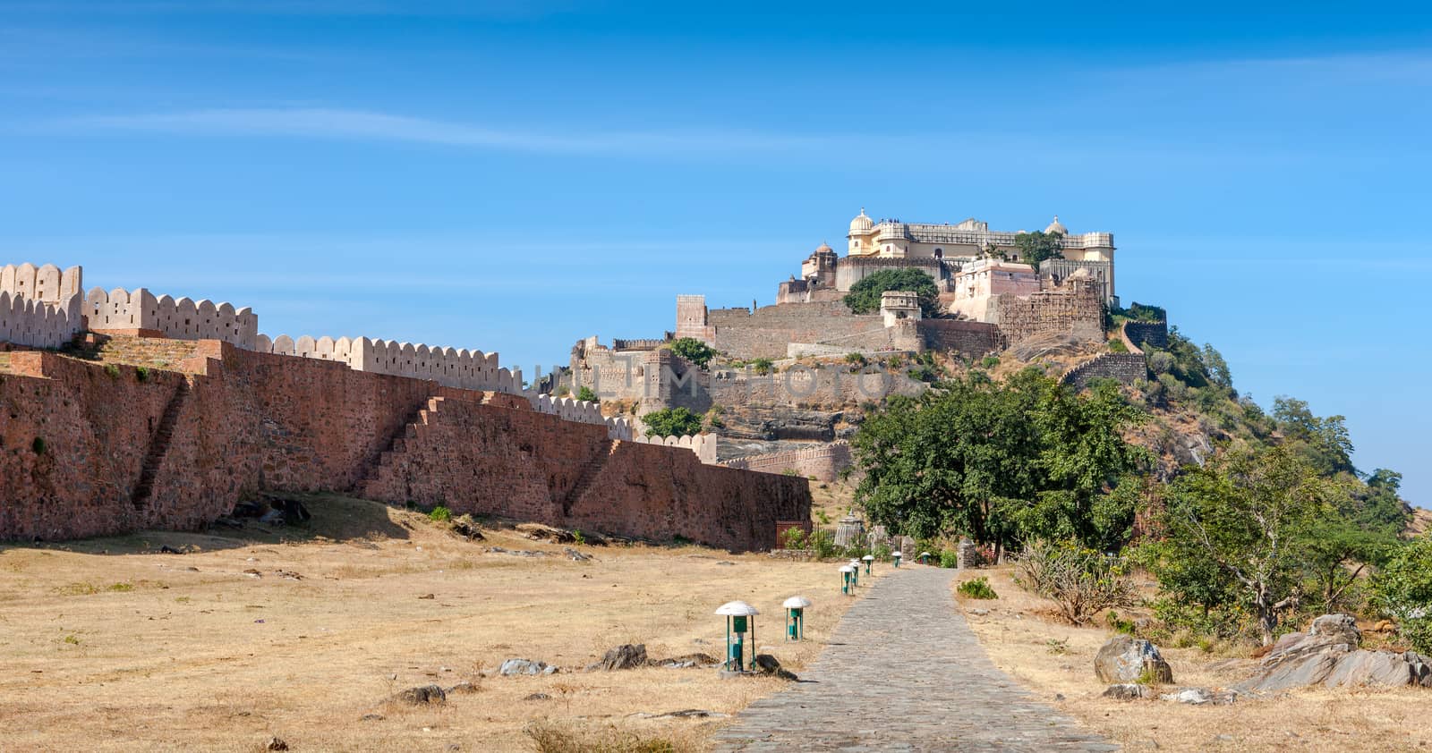 Kumbhalgarh fort, Rajasthan, India, Azia by vladimir_sklyarov