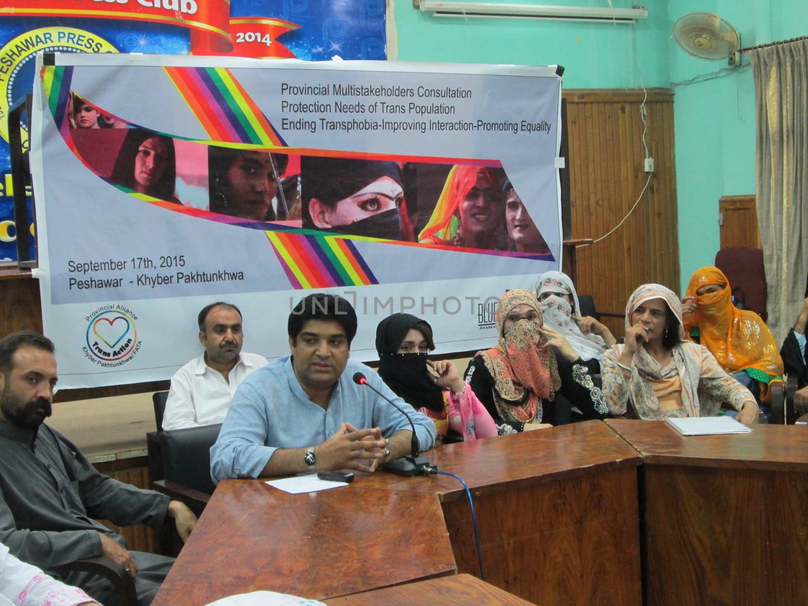 PAKISTAN, Peshawar: Transgender individuals from 14 different Pakistani districts represented their communities in a  multi-stakeholder  consultation on September 17, 2015 in Peshawar.   The consultation addressed the transgender community's need for protection and equal rights. Issues such as displacement, sex work, harassment were addressed. The consultation put forward recommendations to the government on how to increase the legal protections of transgender individuals.  