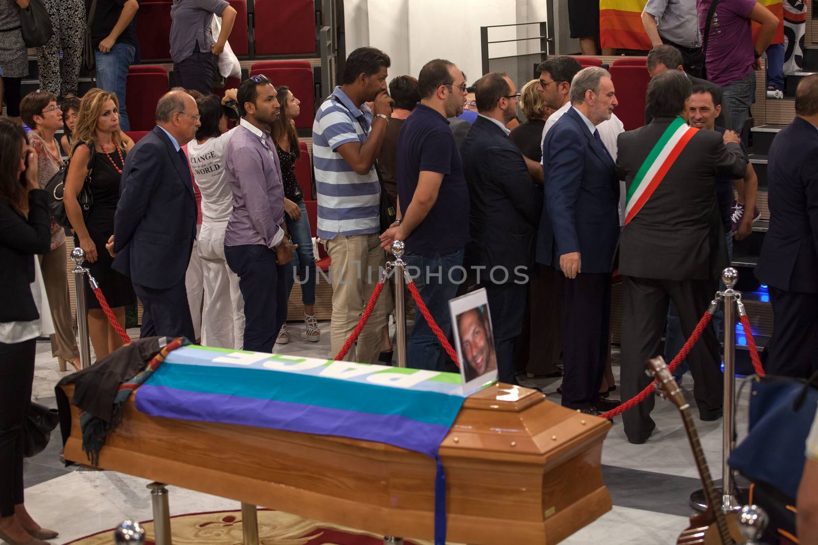 ITALY, Palermo: 	The funeral of Giovanni Lo Porto was held on September 18, 2015, with Mayor Leoluca�Orlando declaring a day of mourning in the city.  	Lo Porto, an aid worker, was being held captive by al-Qaida along with American Warren Weinstein.  	The pair were mistakenly killed during a U.S. drone strike in January. 