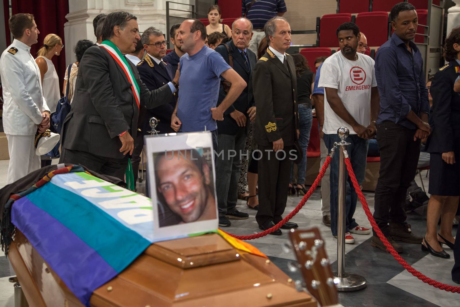 ITALY, Palermo: 	The funeral of Giovanni Lo Porto was held on September 18, 2015, with Mayor Leoluca�Orlando declaring a day of mourning in the city.  	Lo Porto, an aid worker, was being held captive by al-Qaida along with American Warren Weinstein.  	The pair were mistakenly killed during a U.S. drone strike in January. 