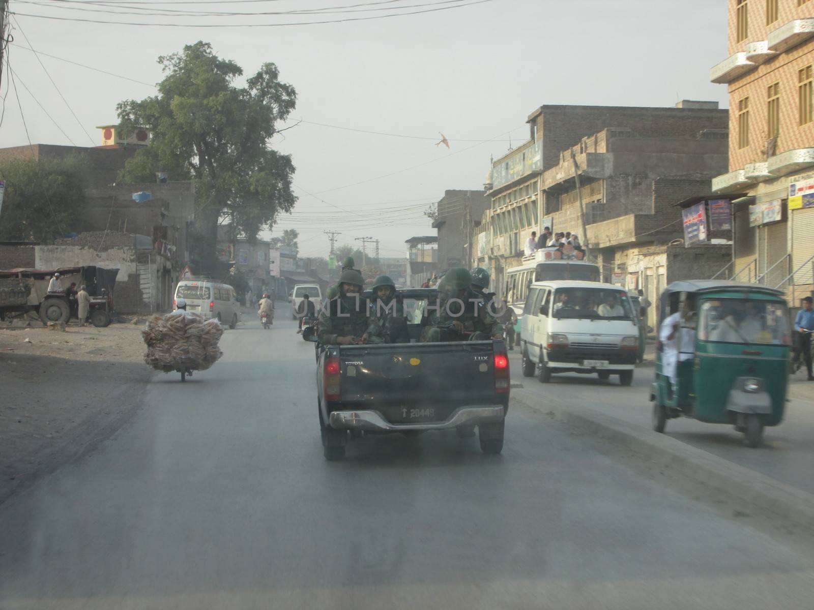 PAKISTAN, Peshawar: Armed militants attacked the Pakistan Air Force base at Badaber on September 18, 2015 leaving at least 17 dead. 	Many of those killed were security forces observing morning prayers in the air base's mosque. Local reports say all of the attackers, who were dressed in police uniforms, were killed by the rapid response team. The Pakistan Taliban claimed responsibility for the attack. 