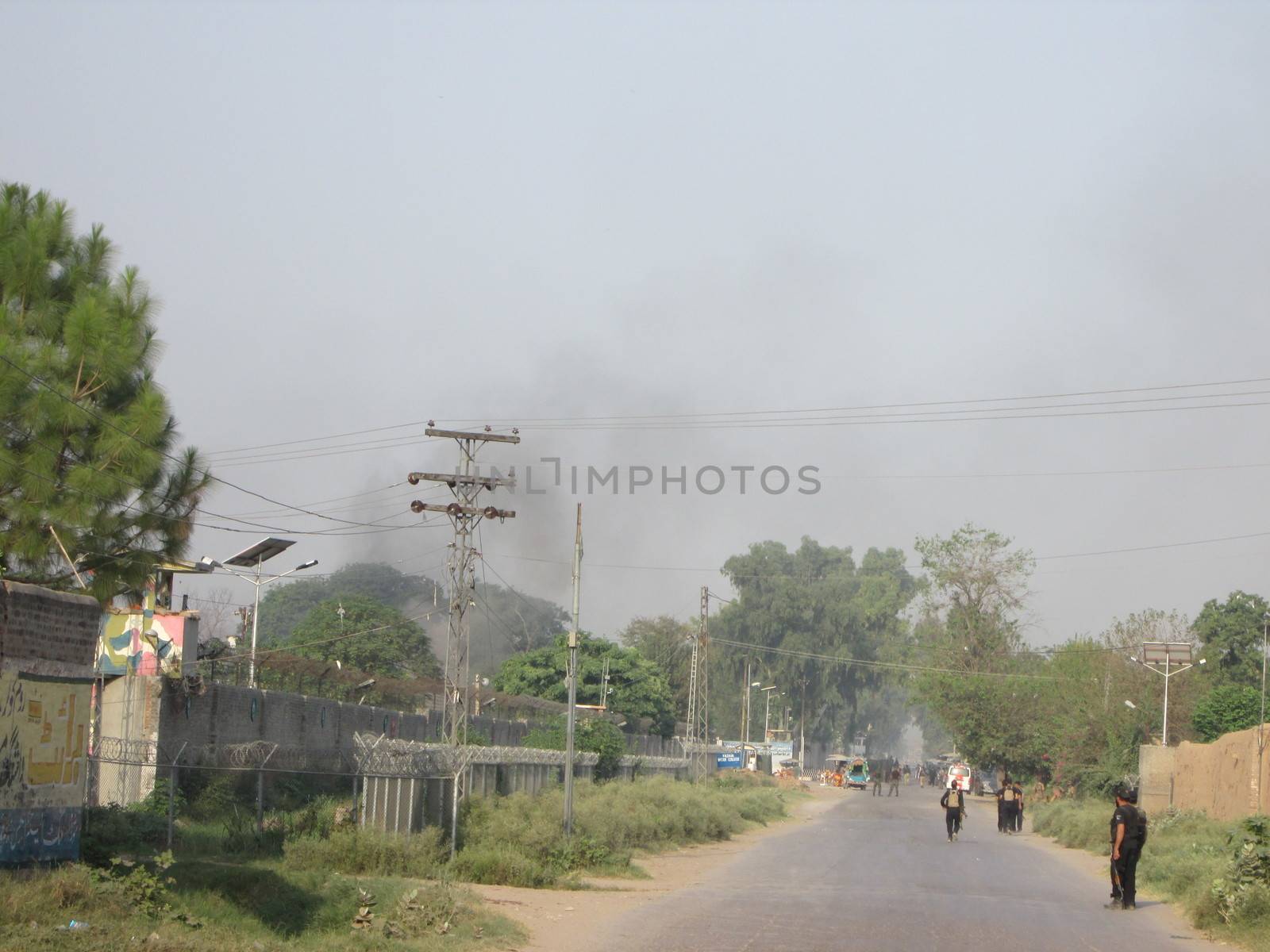 PAKISTAN, Peshawar: Armed militants attacked the Pakistan Air Force base at Badaber on September 18, 2015 leaving at least 17 dead. 	Many of those killed were security forces observing morning prayers in the air base's mosque. Local reports say all of the attackers, who were dressed in police uniforms, were killed by the rapid response team. The Pakistan Taliban claimed responsibility for the attack. 