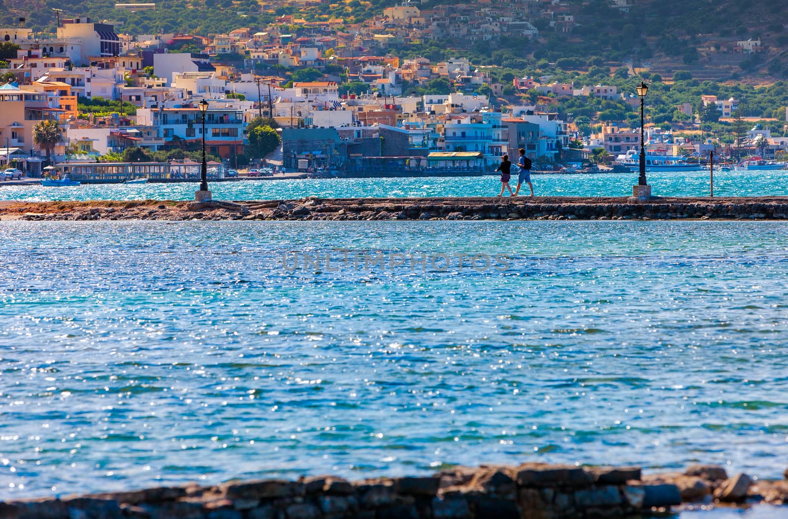  Elounda. Elounda - village and resort in Greece in the Eastern  by vladimir_sklyarov