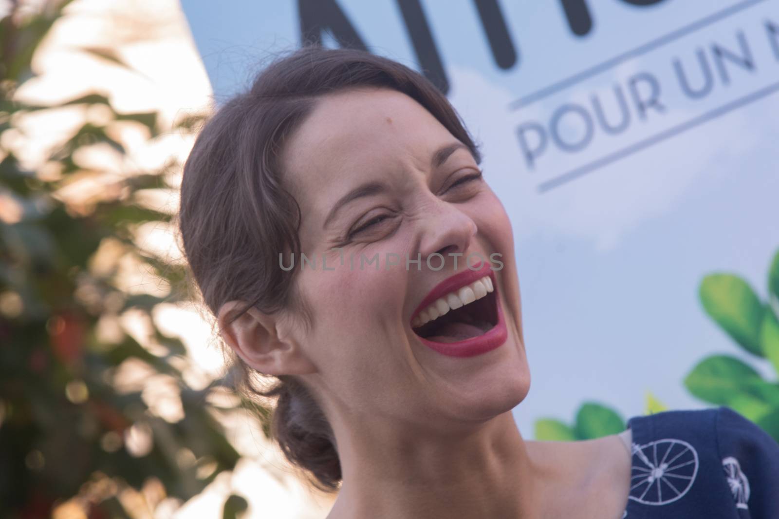 FRANCE, Courbevoie: French actress Marion Cotillard attends Atmosphere Festival in Courbevoie, near Paris, on September 19, 2015.