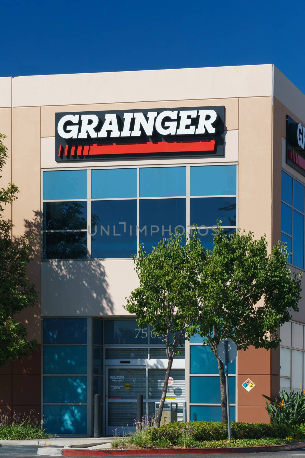 BURBANK, CA/USA - SEPTEMBER 19, 2015: Grainger warehouse facility. W. W. Grainger, Inc. is a Fortune 500 industrial supply company.