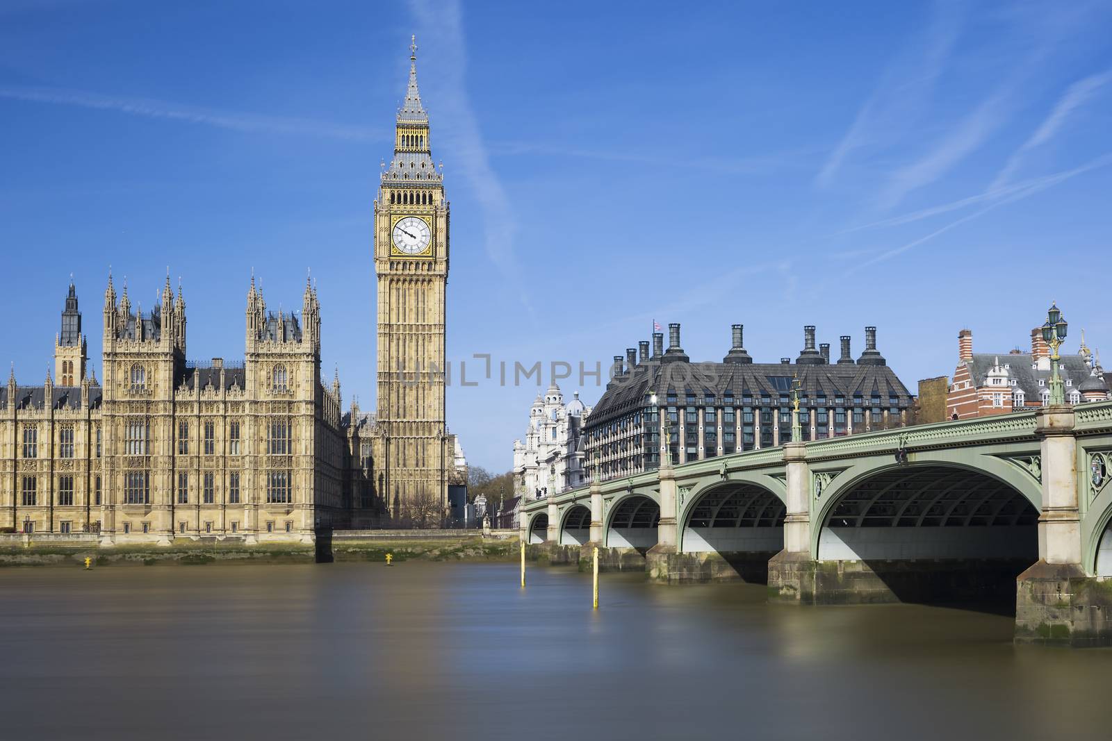 View of Big Ben and Houses of Parliament, London, UK