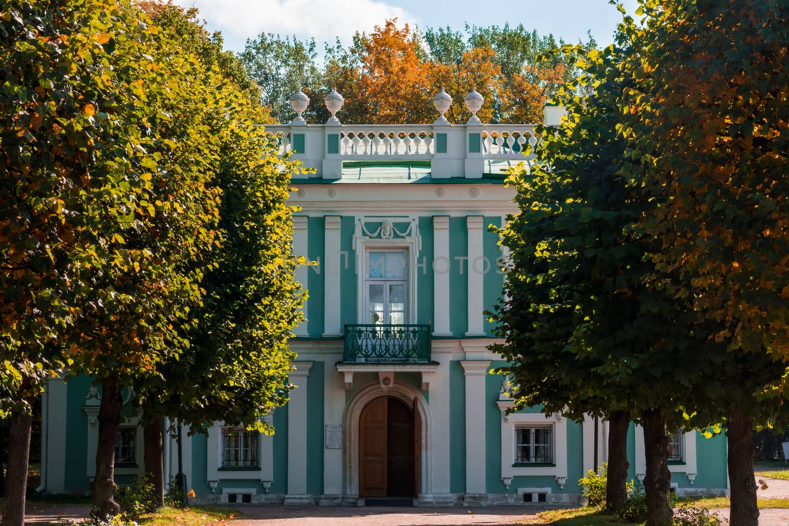 The photo shows autumn landscape.