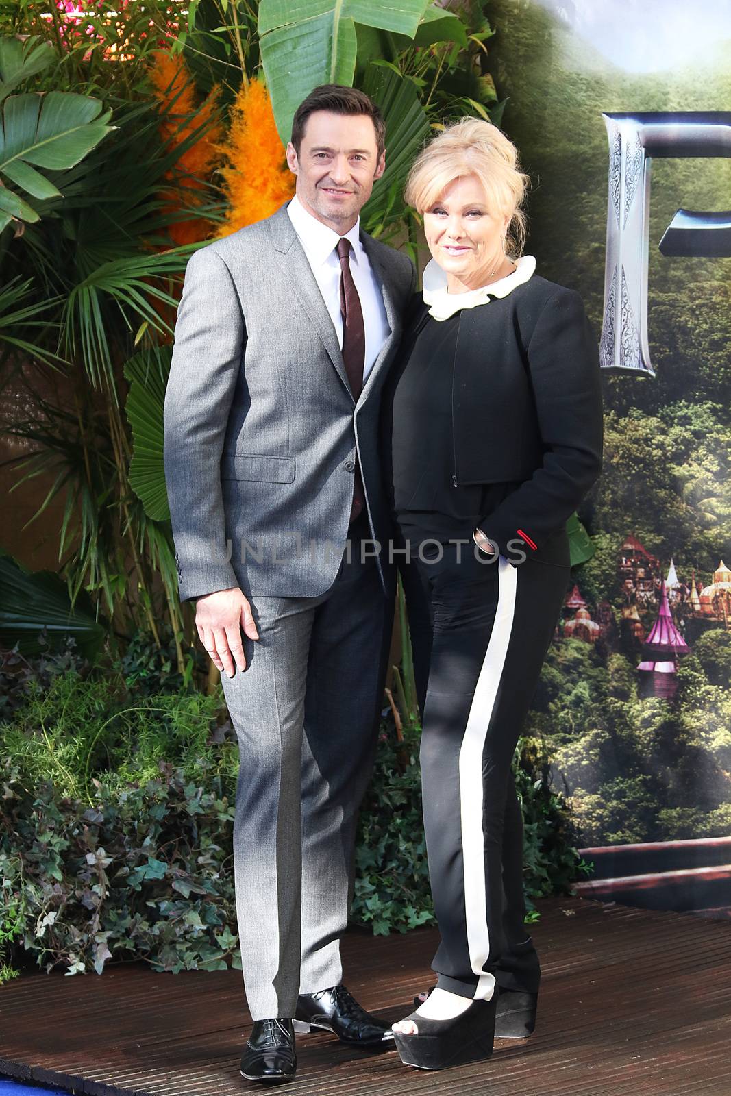 UNITED KINGDOM, London: Hugh Jackman and Deborra-Lee Furness were among the stars to hit the red carpet in London for Joe Wright's Pan, a prequel to J.M. Barrie's classic Peter Pan stories, on September 20, 2015.