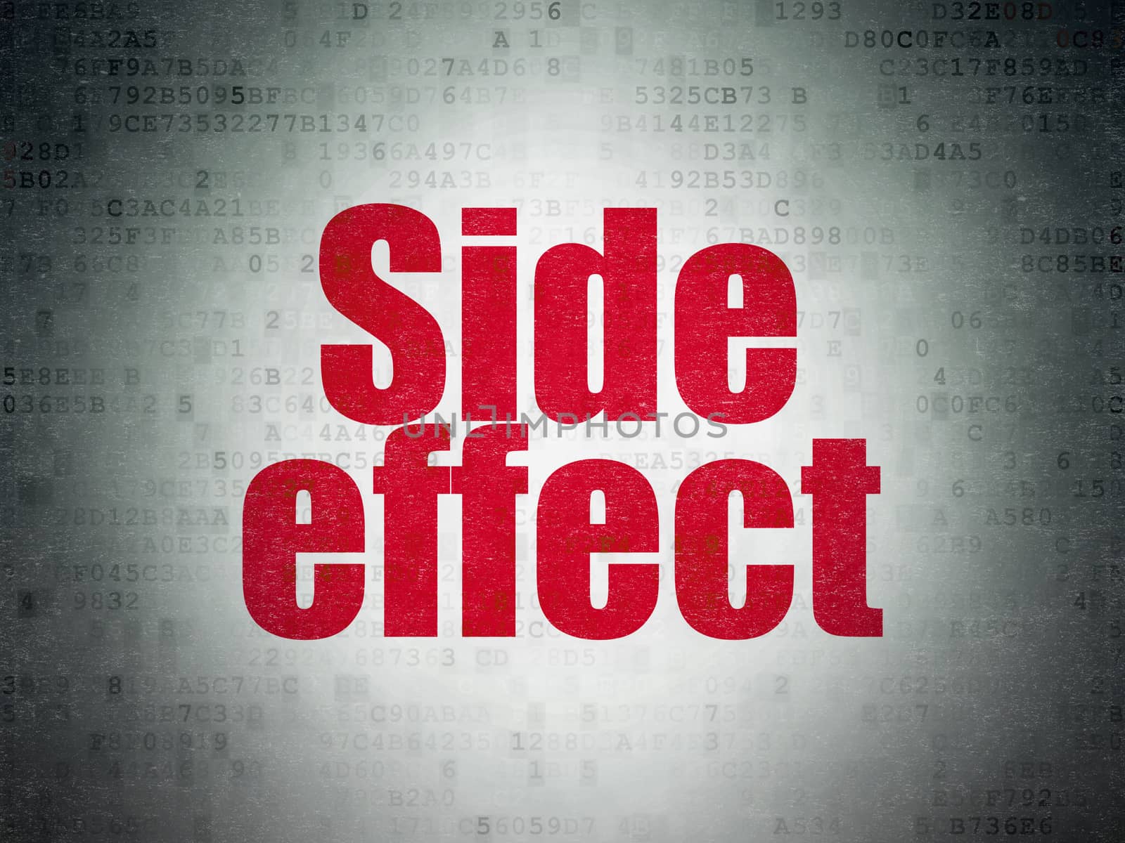 Healthcare concept: Side Effect on Digital Paper background by maxkabakov