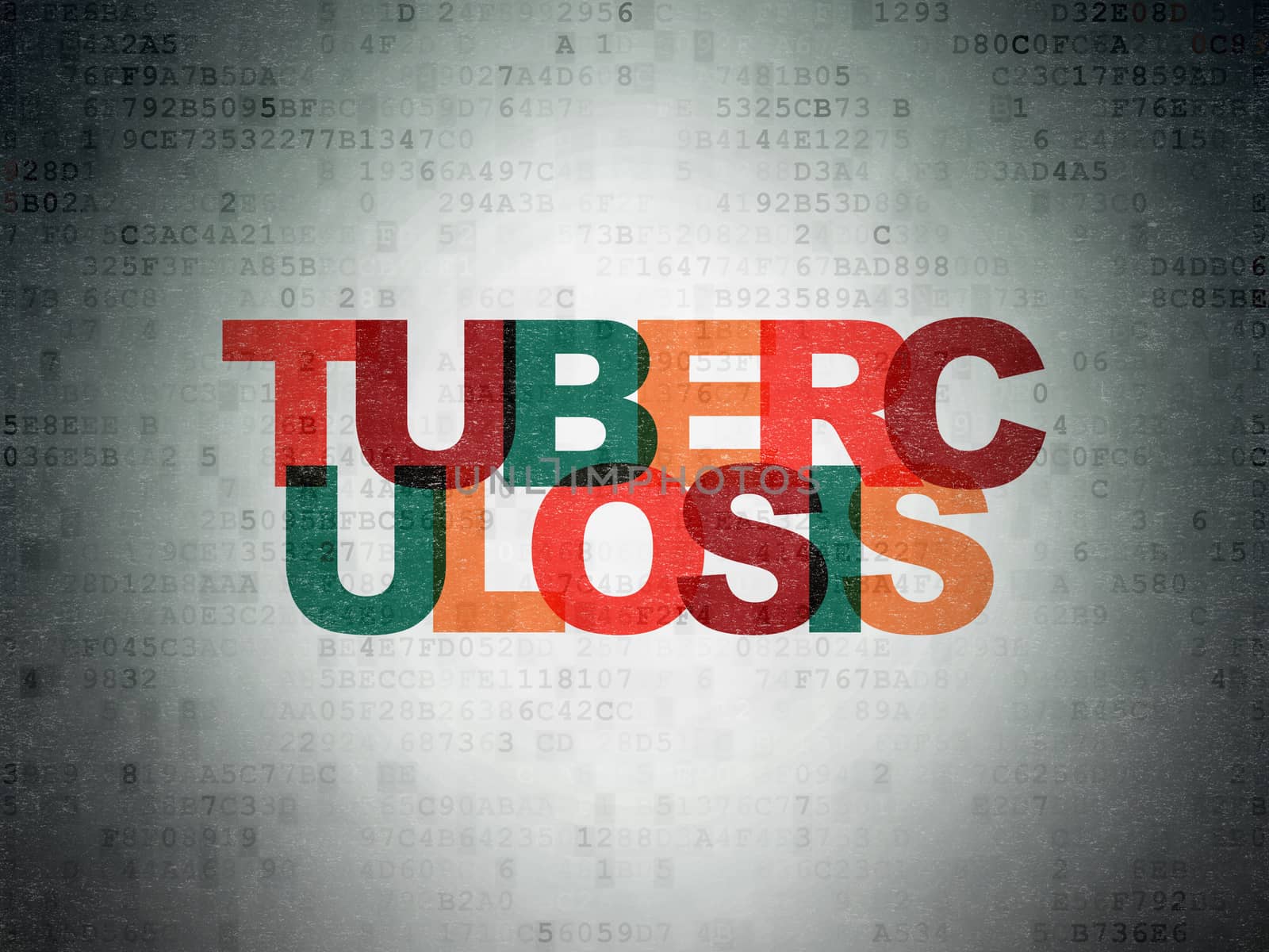 Healthcare concept: Tuberculosis on Digital Paper background by maxkabakov