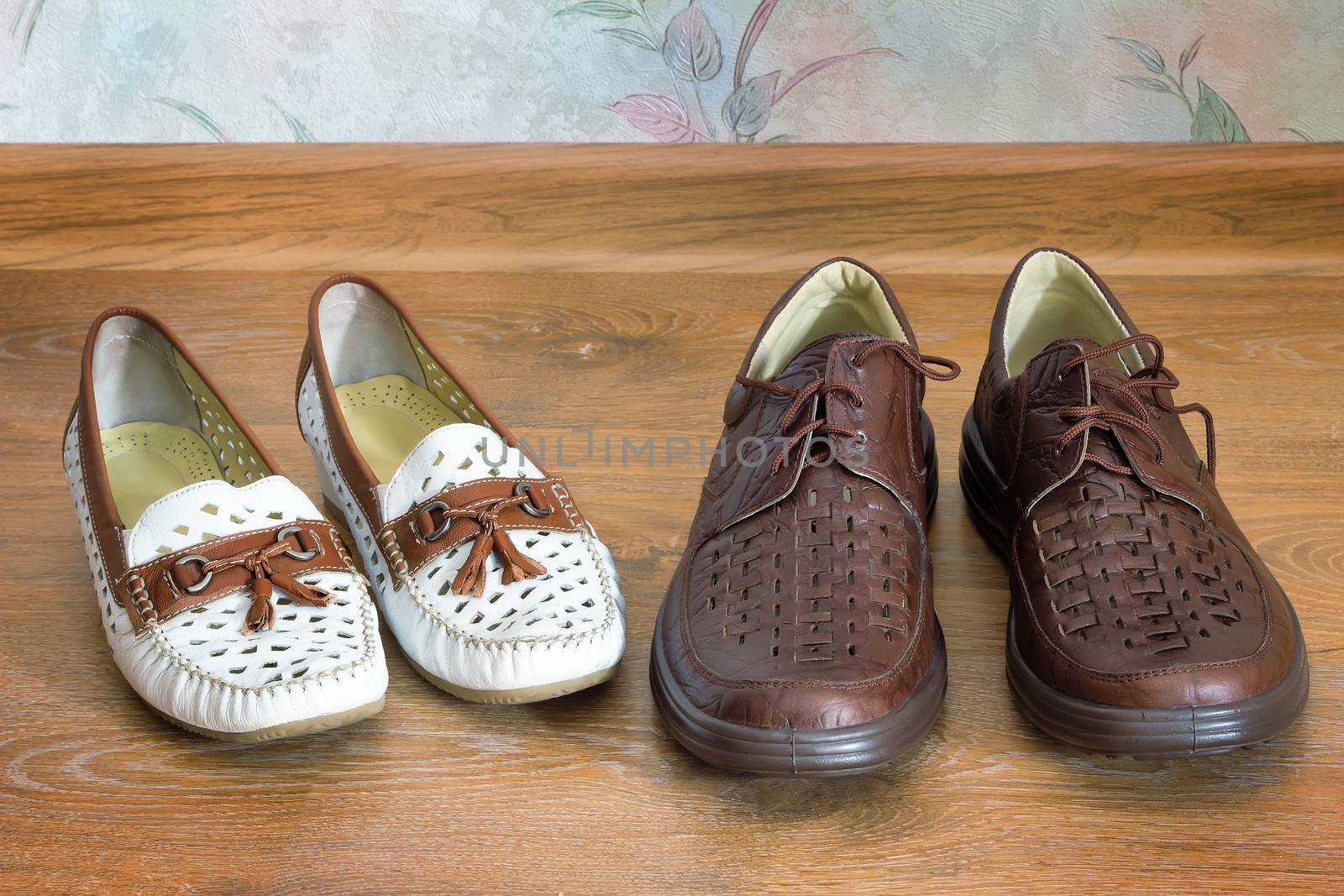 Two pairs of comfortable shoes : for men and for women. by georgina198