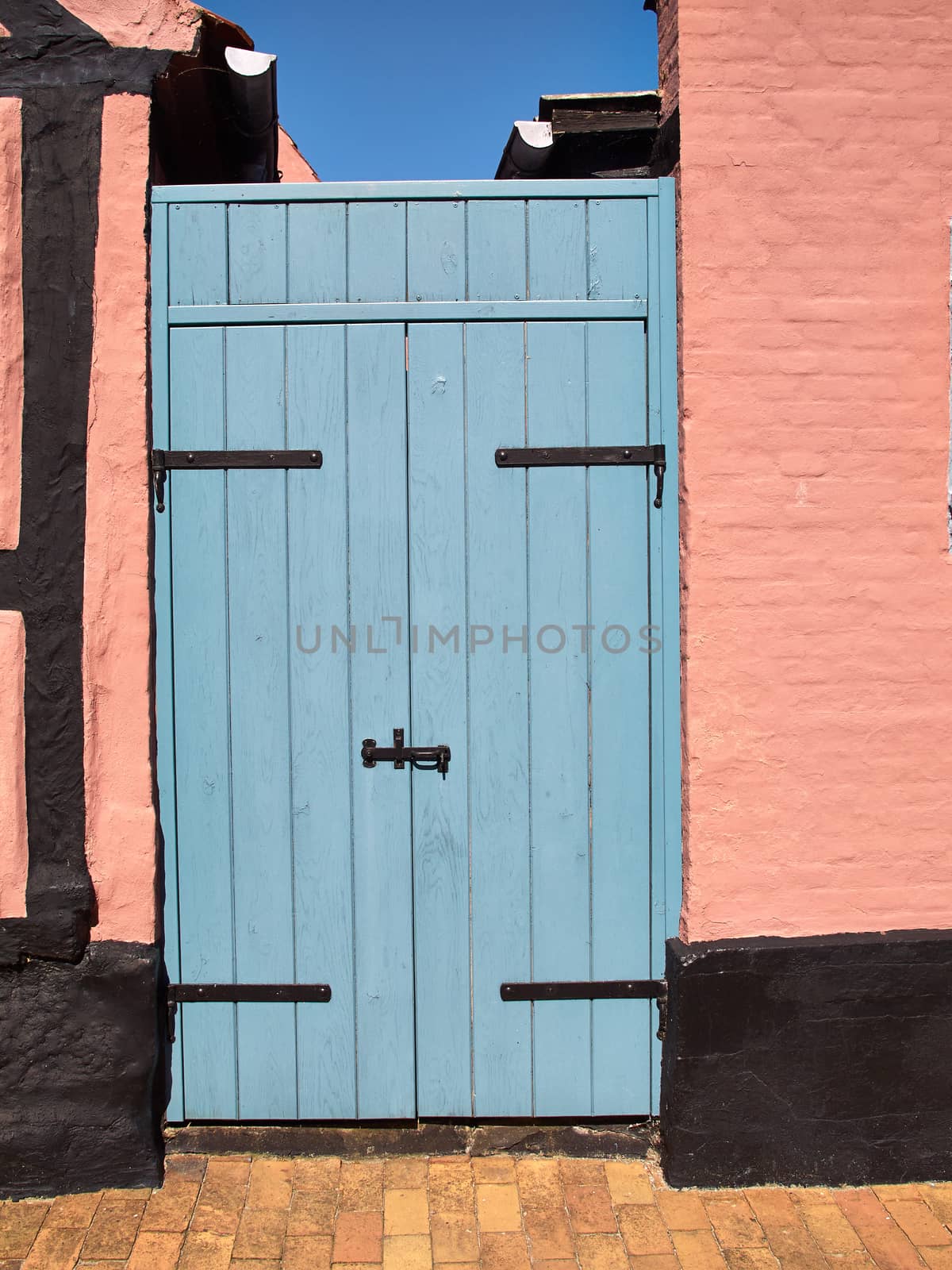 Bright colors traditional painted wooden door by Ronyzmbow