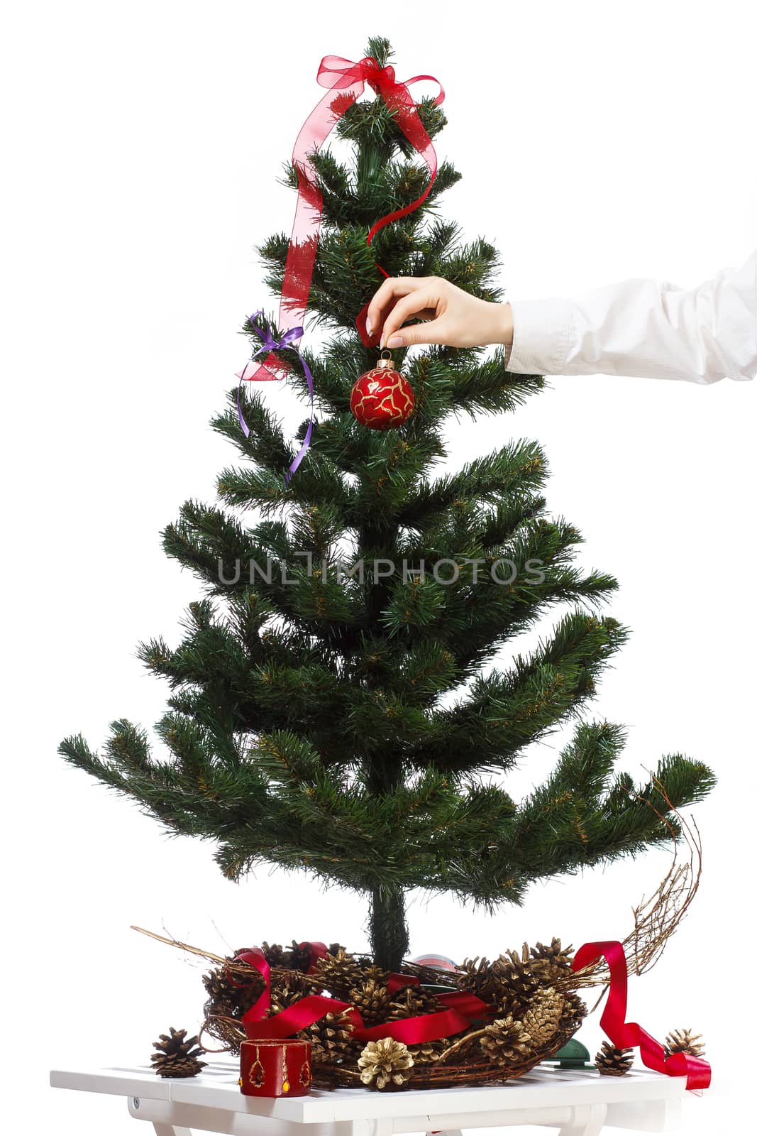 Decorating christmas tree by mrakor