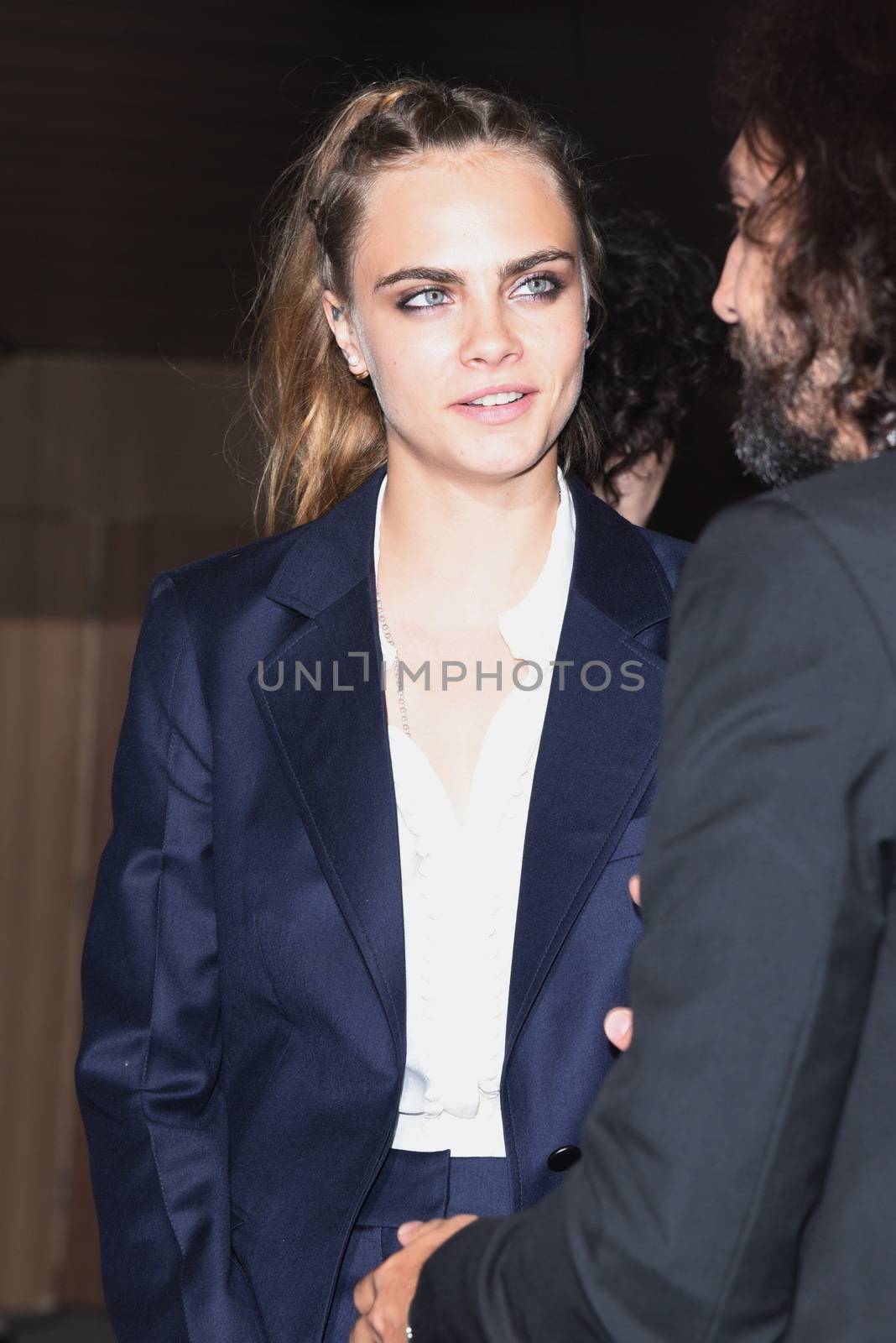 UK, London: Cara Delevigne and a host of models and celebrities attend the Louis Vuitton Series 3 opening night gala in The Strand, London on September 20, 2015. 