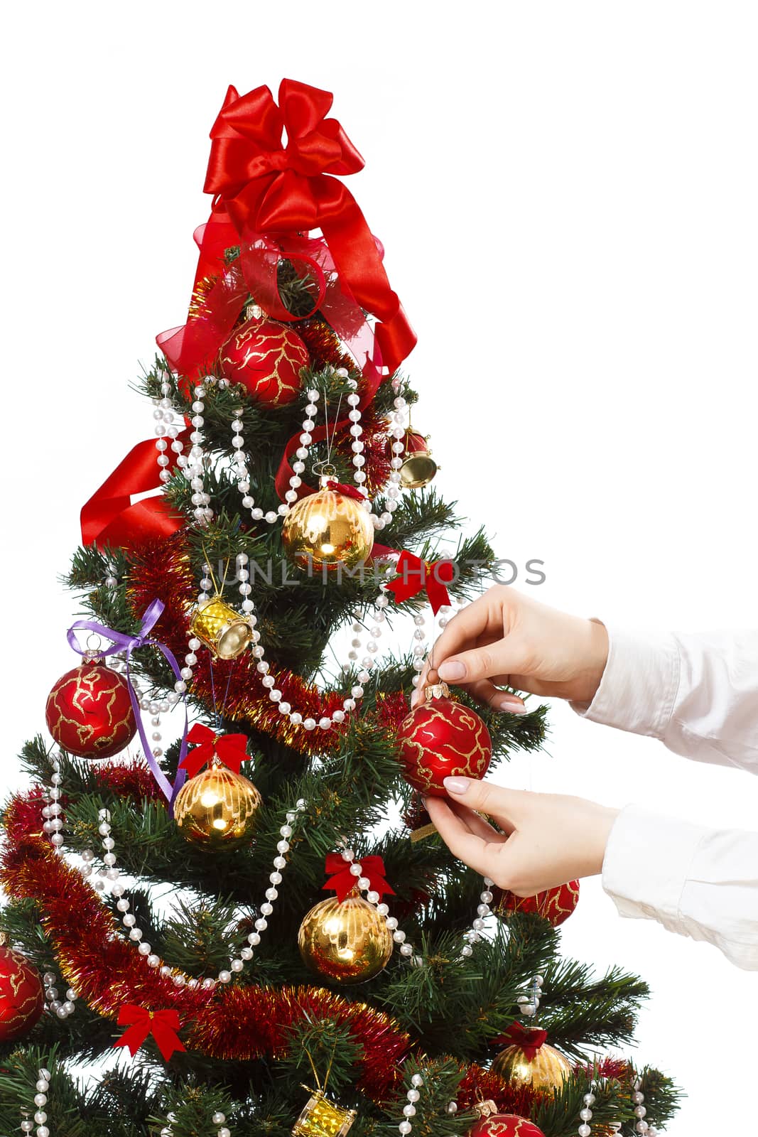 Decorating christmas tree by mrakor
