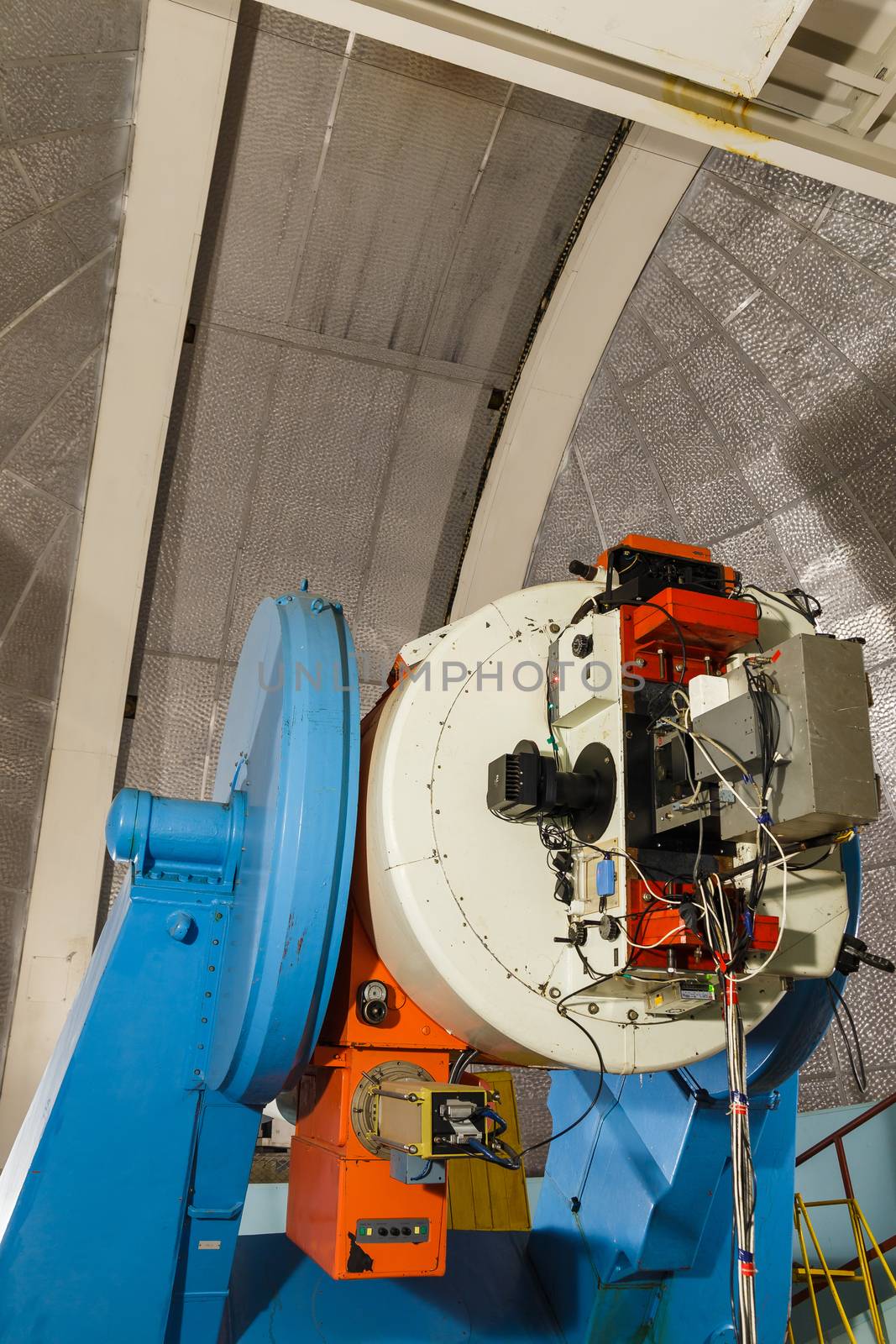 Large optical telescope in working position crimea