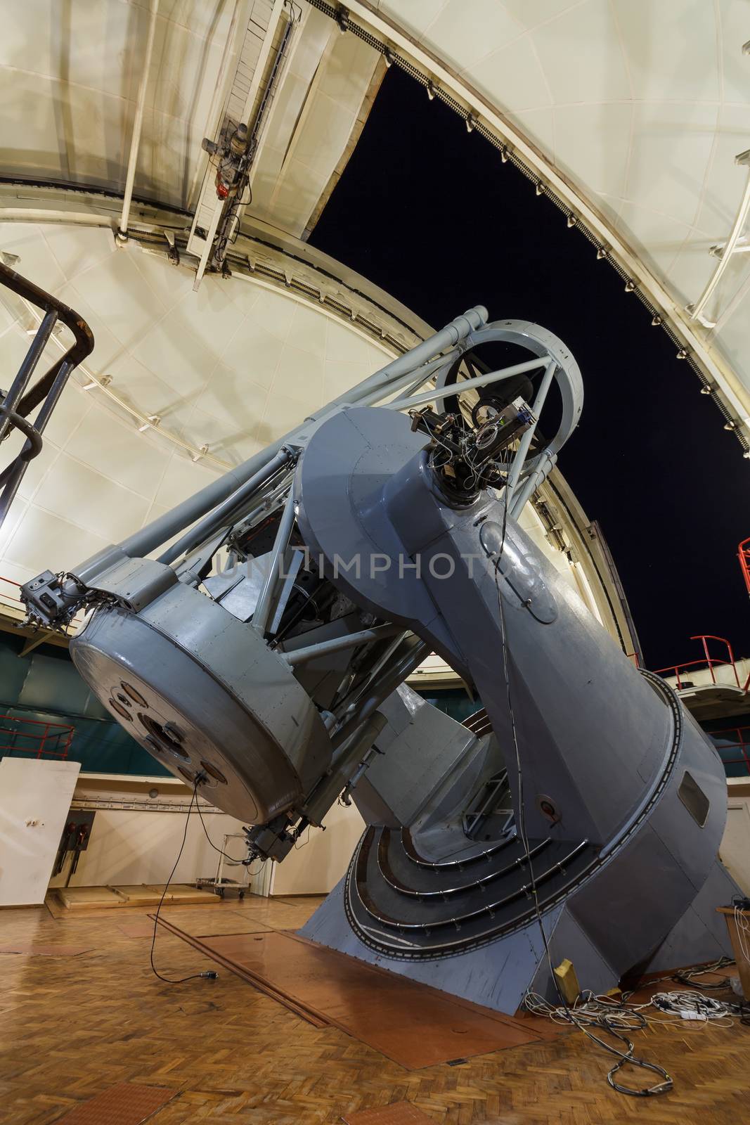 Large optical telescope in working position crimea