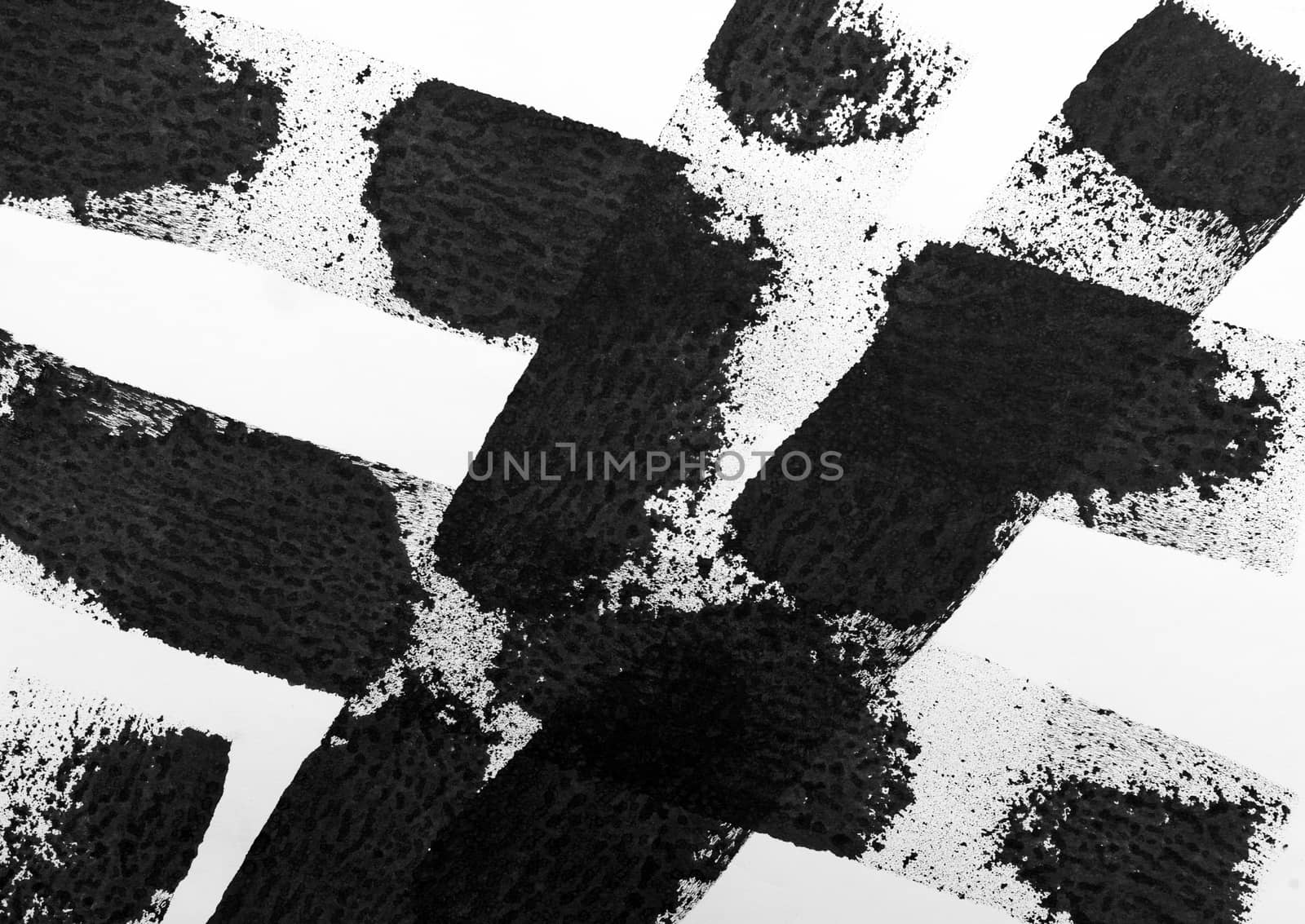 Black striped watercolor hand drawn background