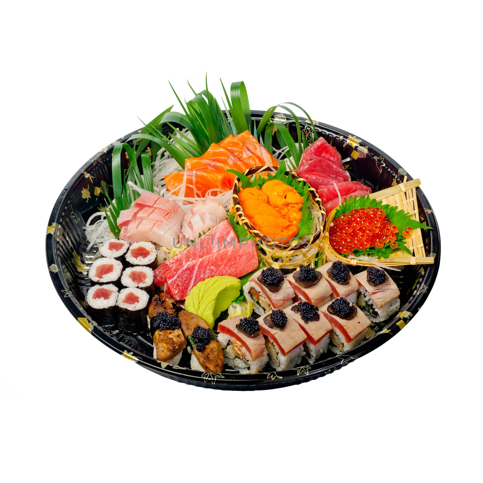 take away sushi express on plastic tray  by keko64