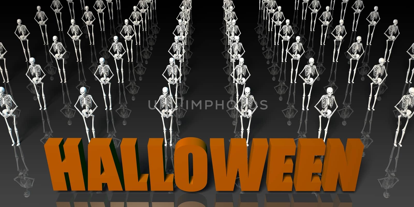 Halloween Background with Copyspace and Backdrop Art