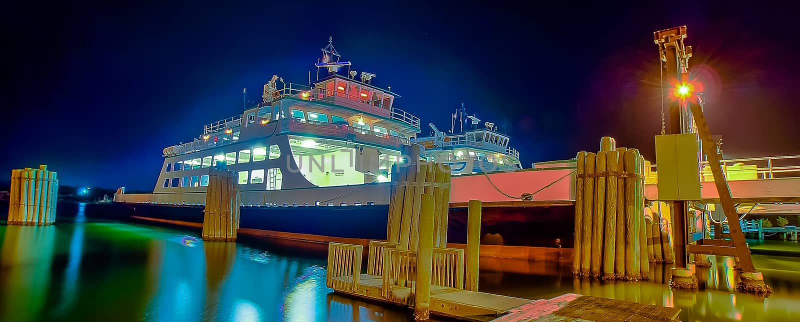 ocracoke island ferry by digidreamgrafix