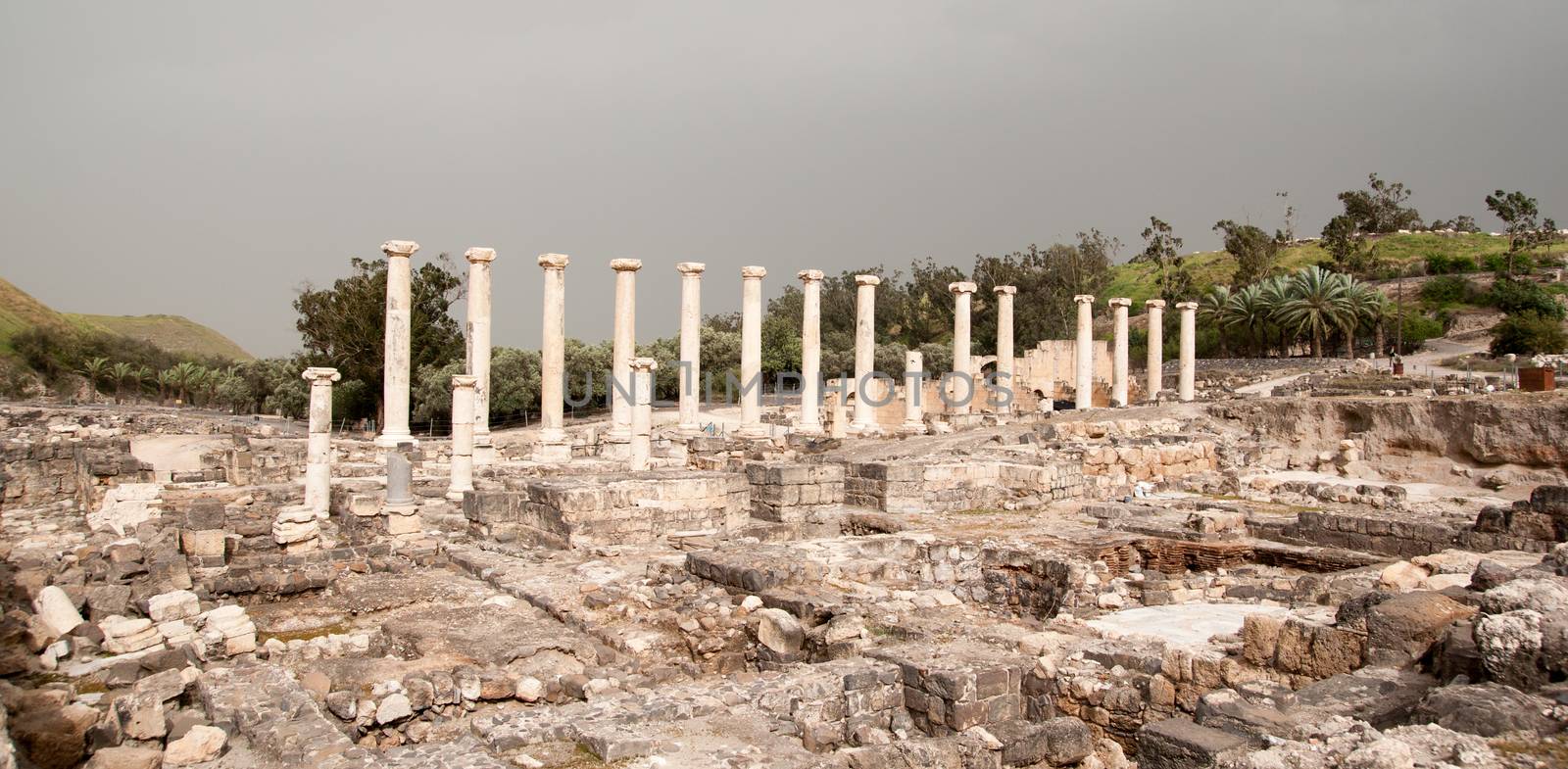 Ancient ruins in Israel travel by javax