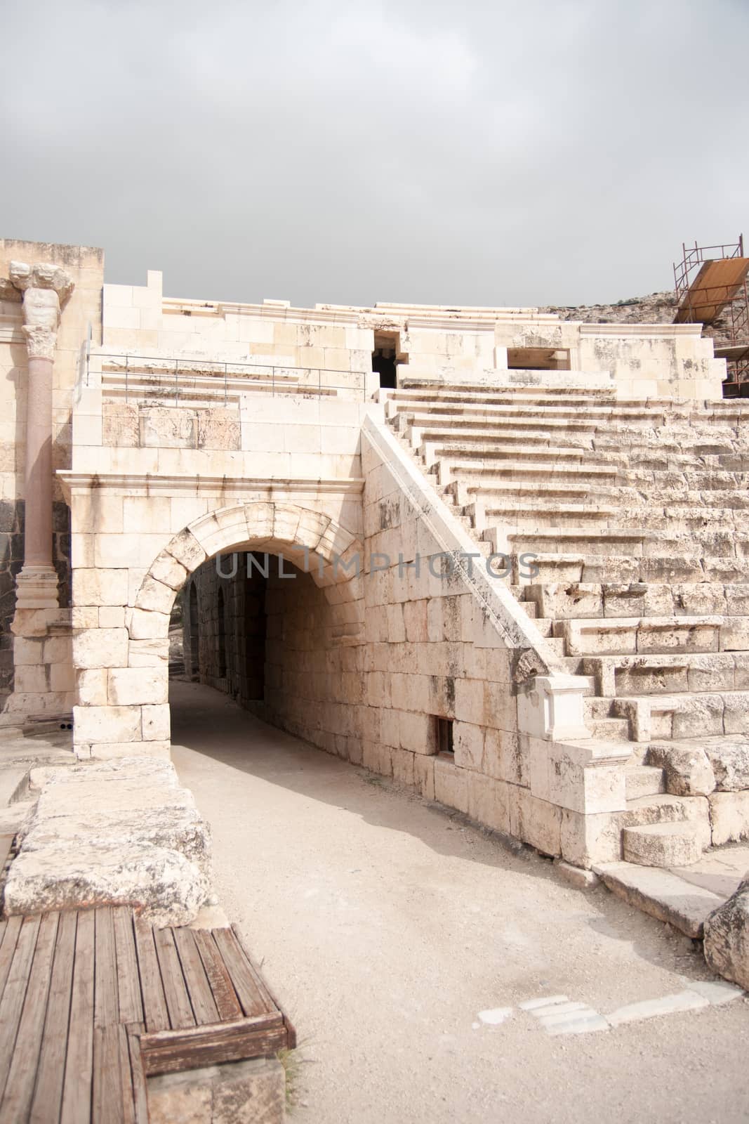 Ancient ruins in Israel travel by javax