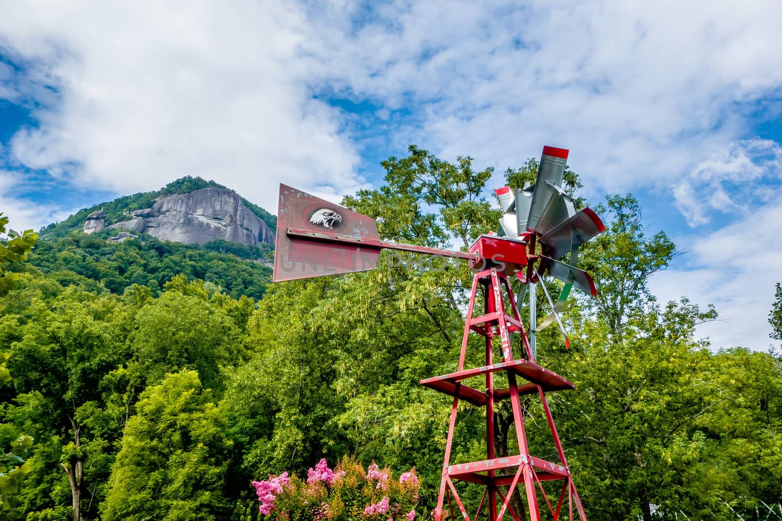 Old antique Aermotor windmill used to pump water