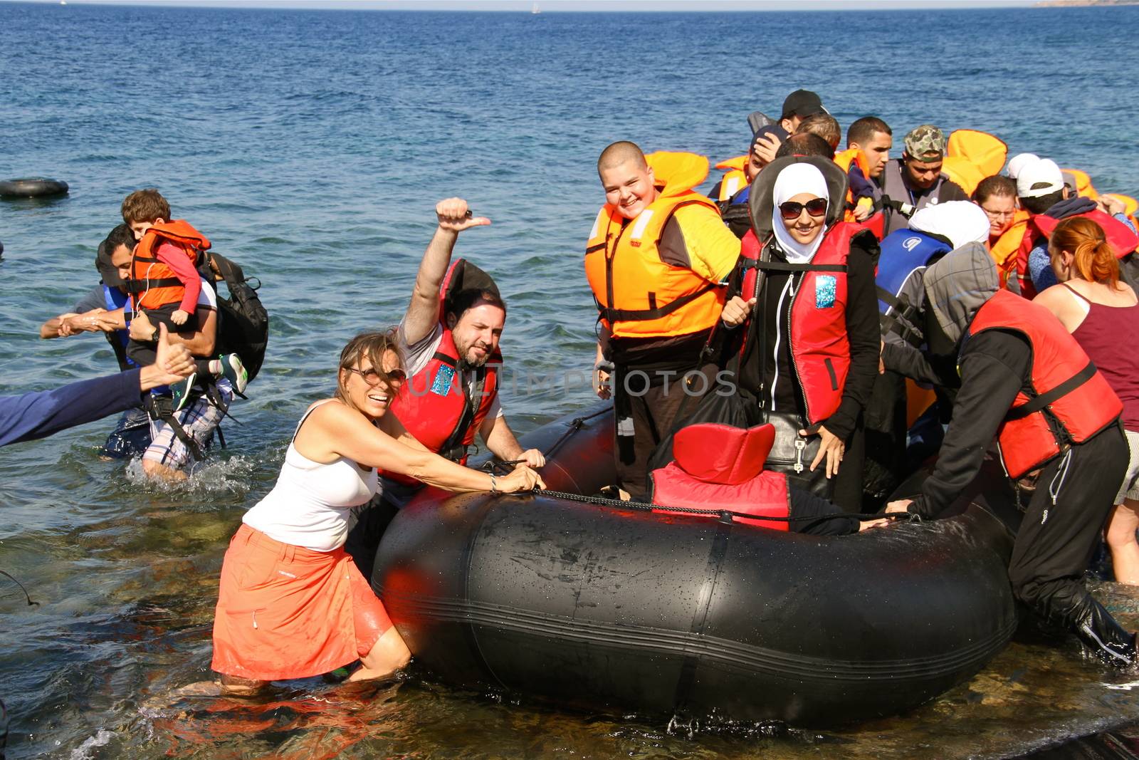 GREECE - REFUGEES - LESBOS by newzulu