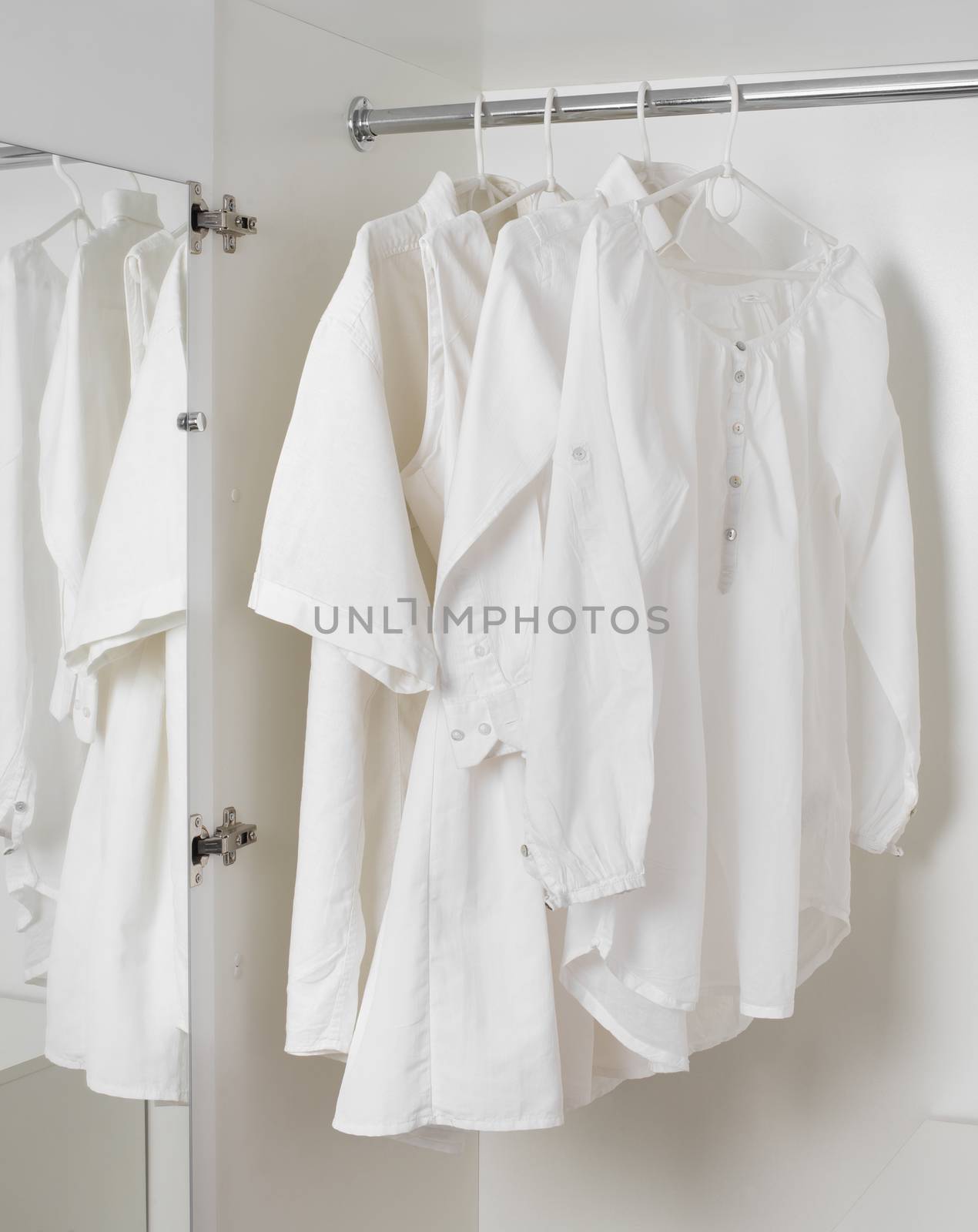 white clean ironed clothes by iprachenko