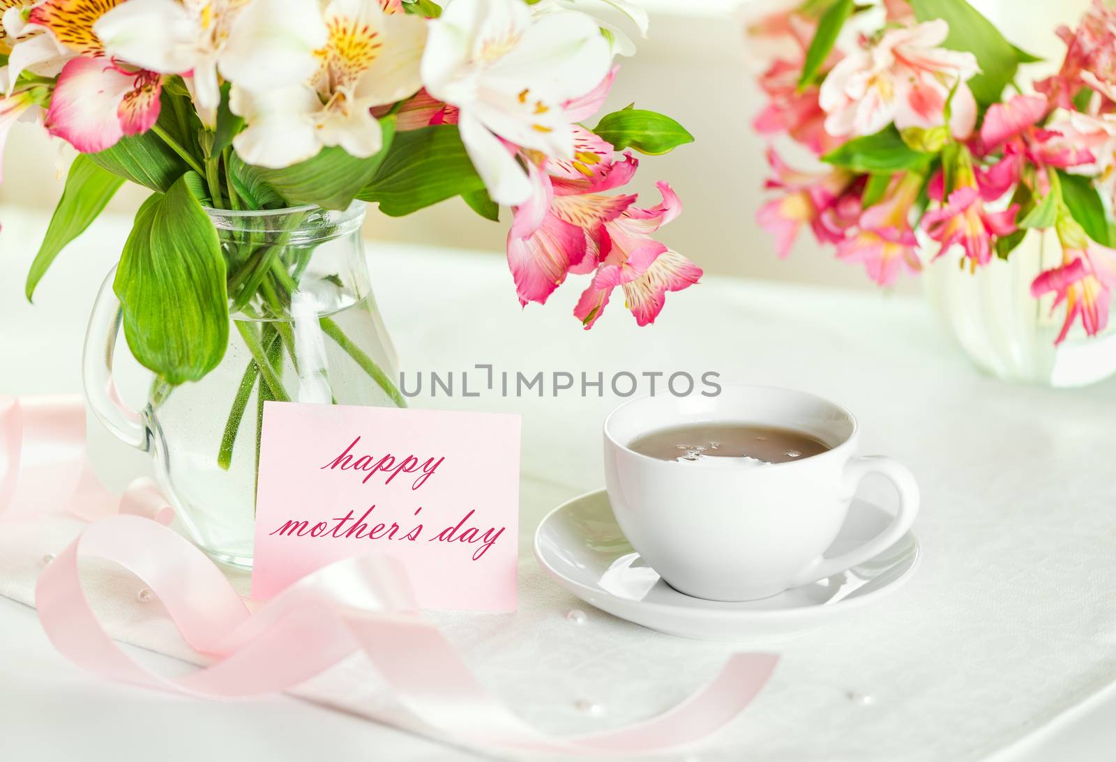 Beautiful bouquet of alstroemeria  for mother's day by iprachenko