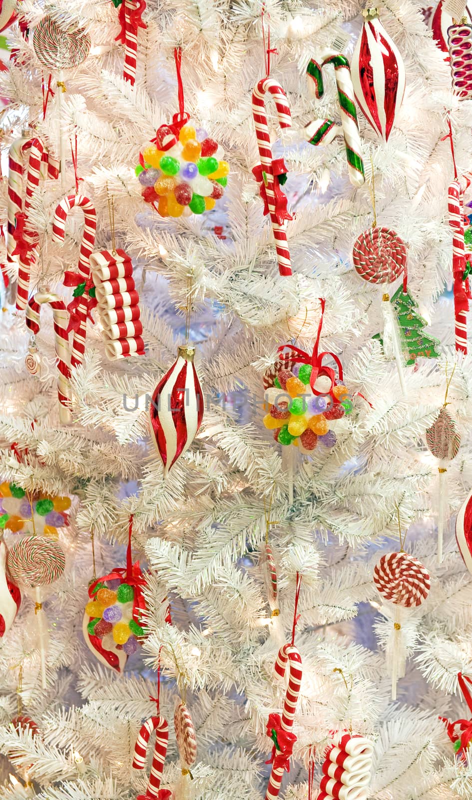 Candy Coated Christmas Tree by stockbuster1