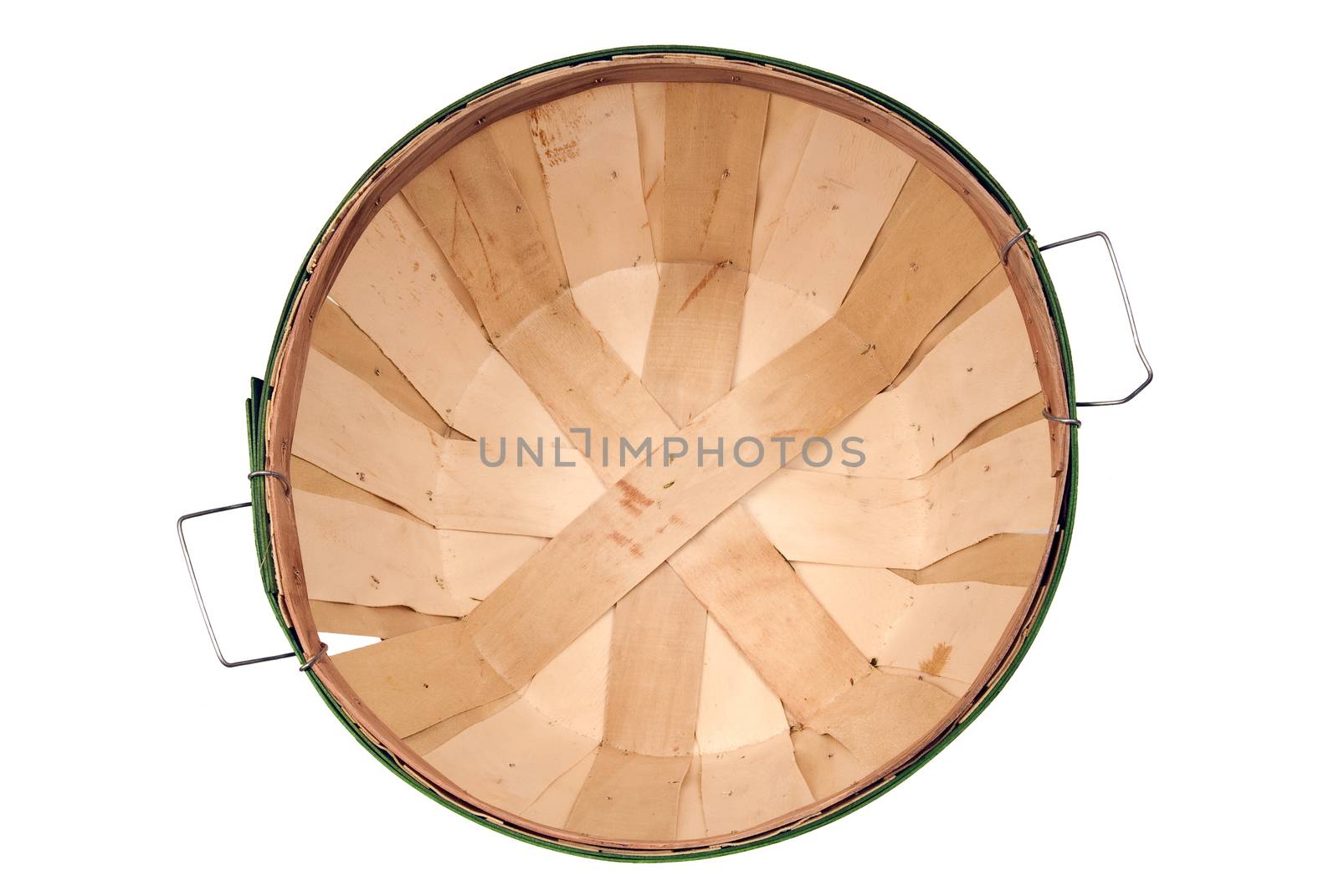 Empty Bushel Basket Shot From Above by stockbuster1