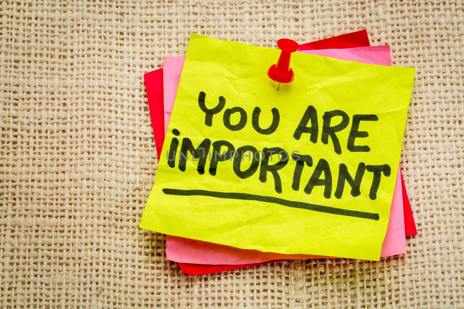 You are important reminder note by PixelsAway