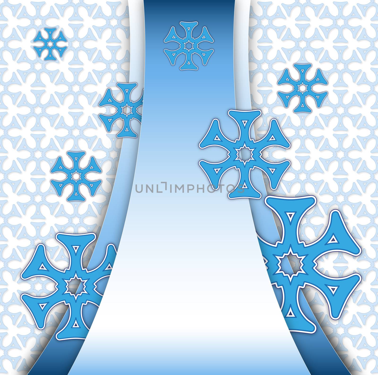 abstract New Year winter background with place for your text