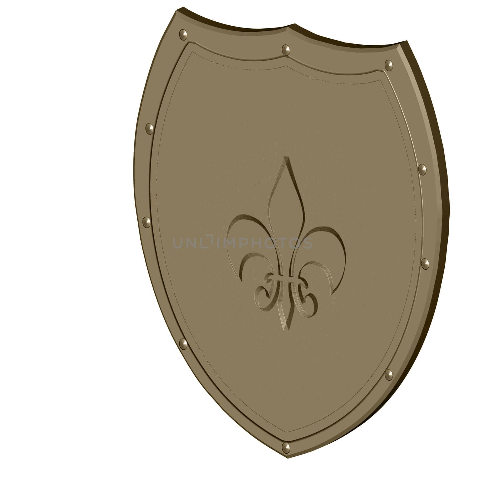 Image of a shield, as protection concept.